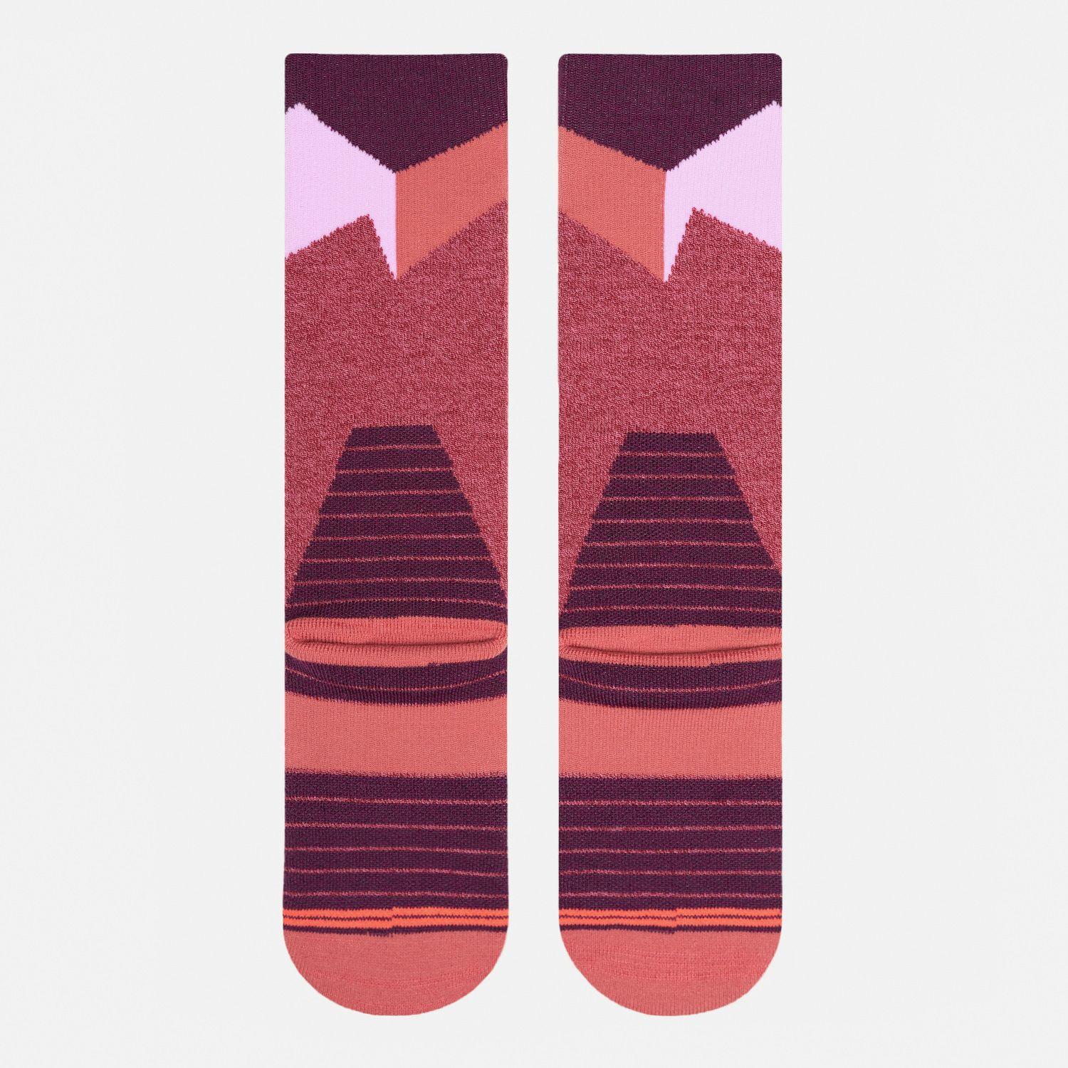 Calcetin Mujer All Mountain Ski Socks Melange Morado Lippi-2