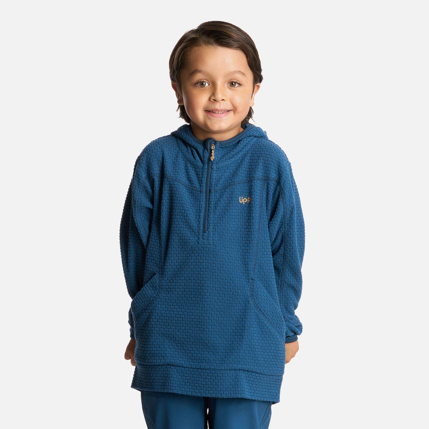 Polerón Niño Saltamontes Nano-F 14 Zip Hoody Azul Lippi I25-0