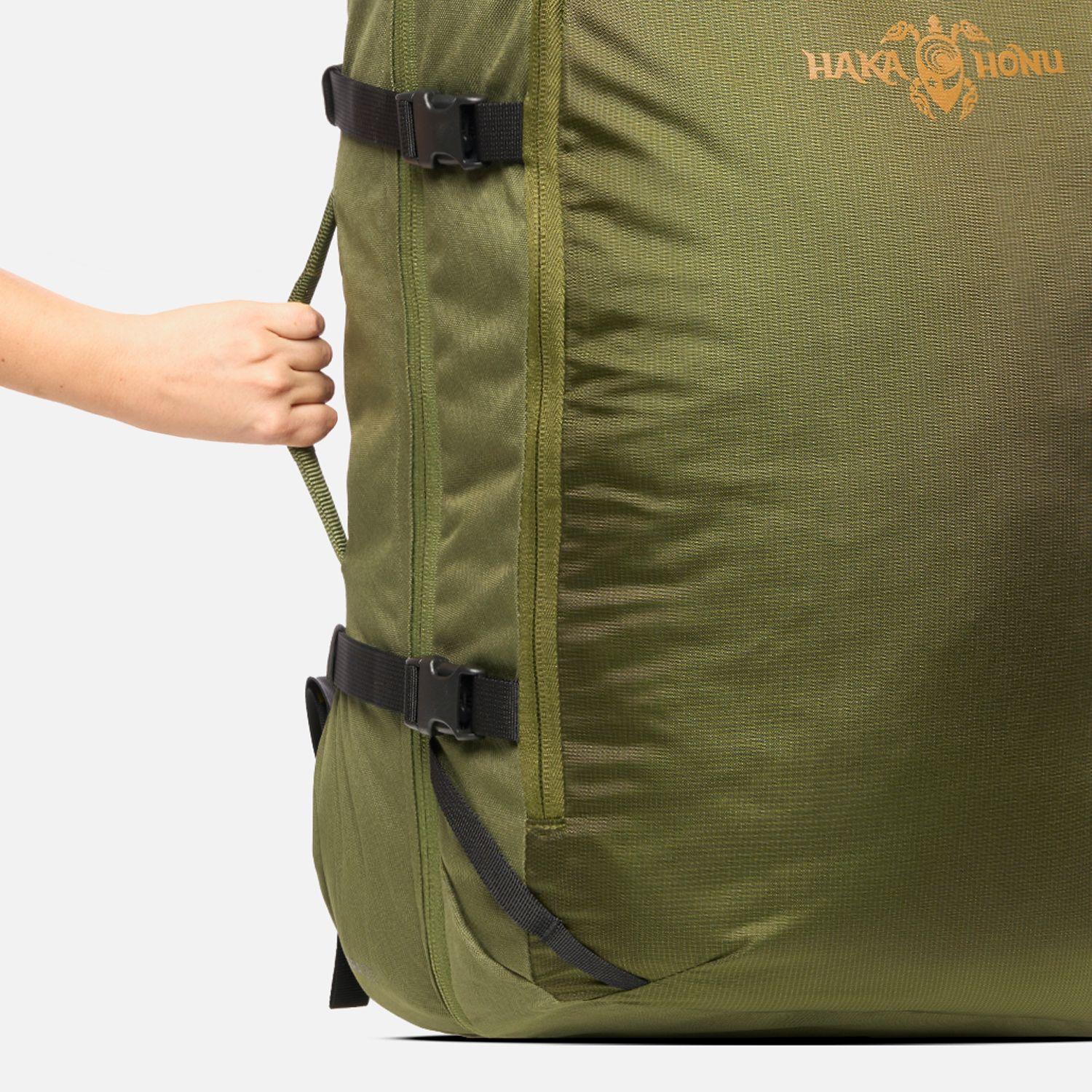 Mochila Viajera 35L Verde Militar Haka Honu V26-4
