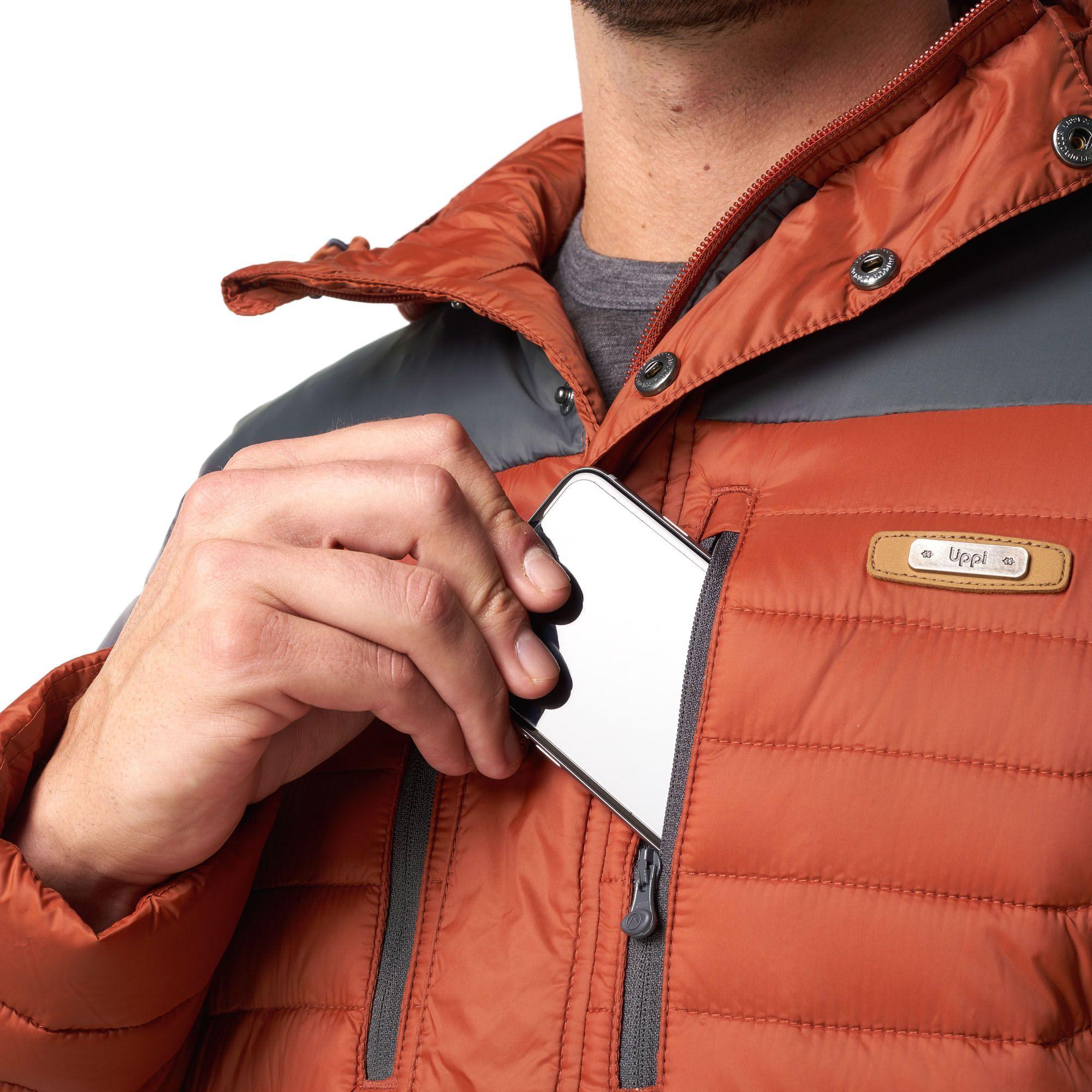 Chaqueta Hombre Bewarm Steam-Pro Hoody Jacket Azul Noche / Grafito Lippi-5