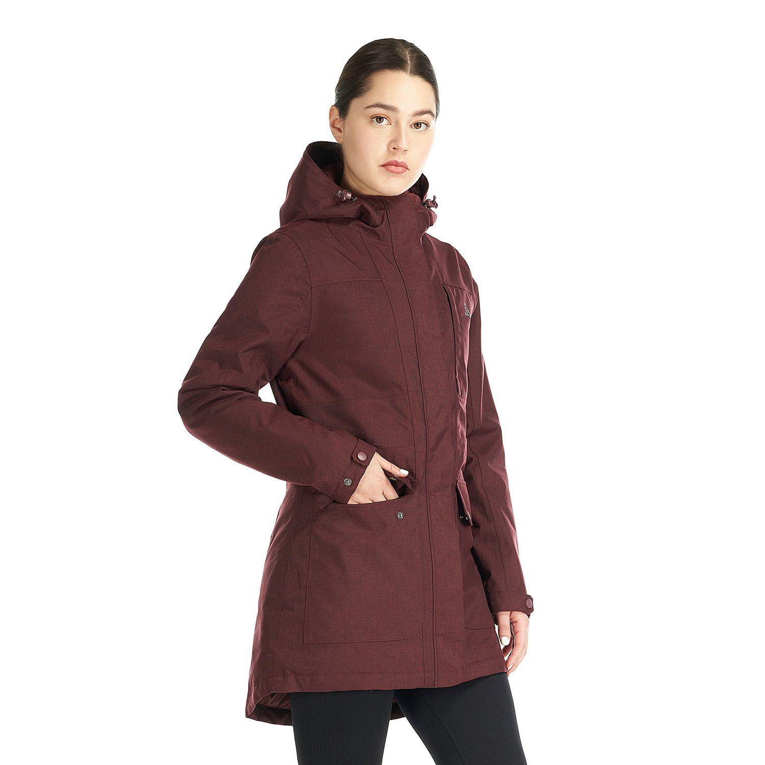 Chaqueta Mujer Oasis Vino Geography-2