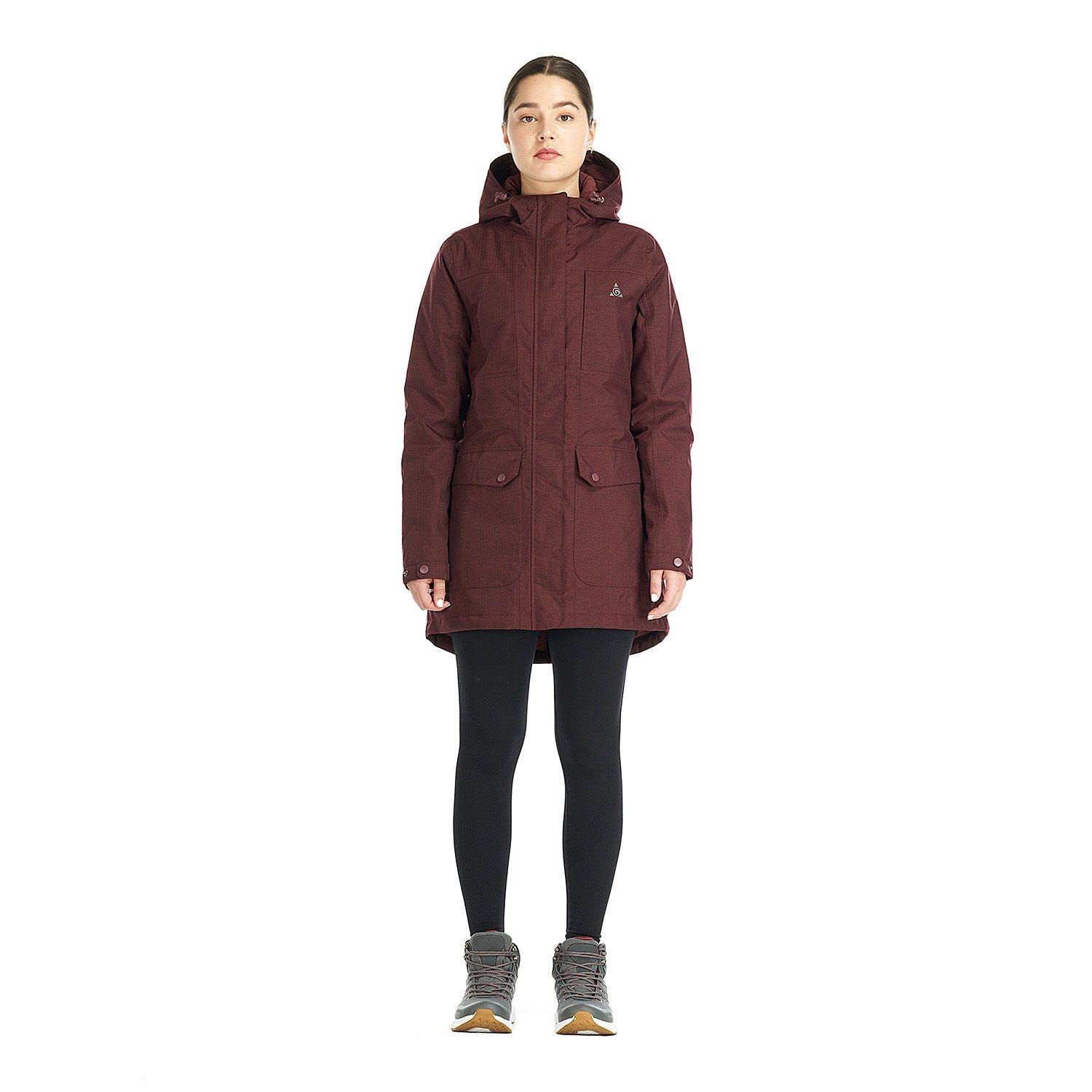 Chaqueta Mujer Oasis Vino Geography-9