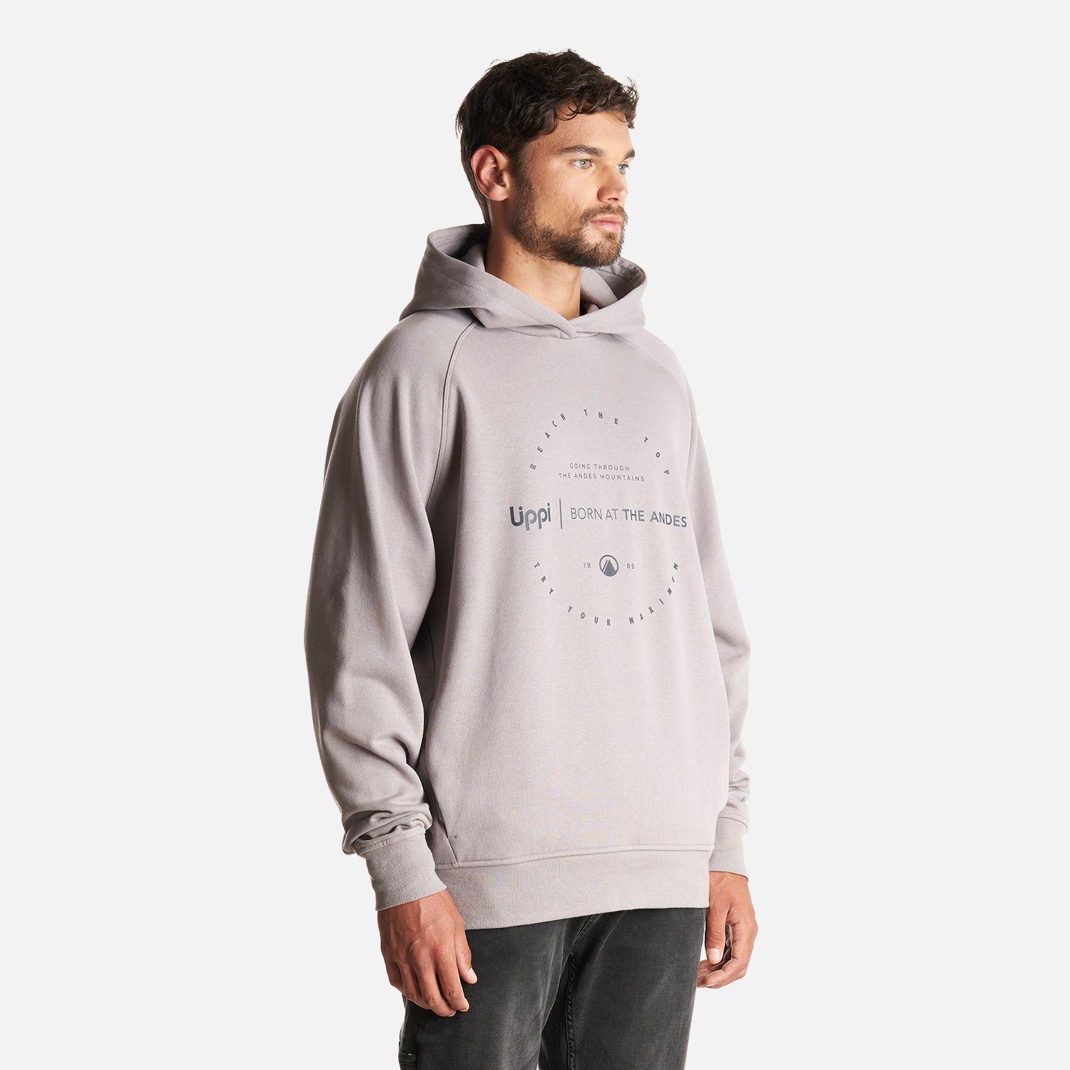 Poleron Hombre Insigne Hoody Sweatshirt Front Print Malva Lippi-2