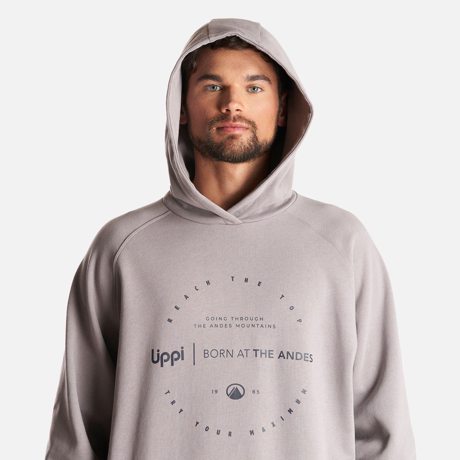 Poleron Hombre Insigne Hoody Sweatshirt Front Print Malva Lippi-4