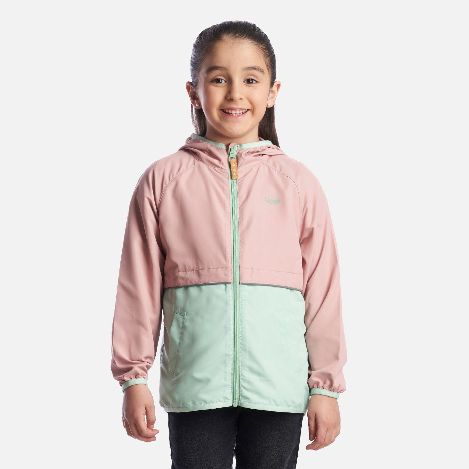 Chaqueta Niña Nightfall Windbreaker Hoody Jacket Rosa Lippi-1