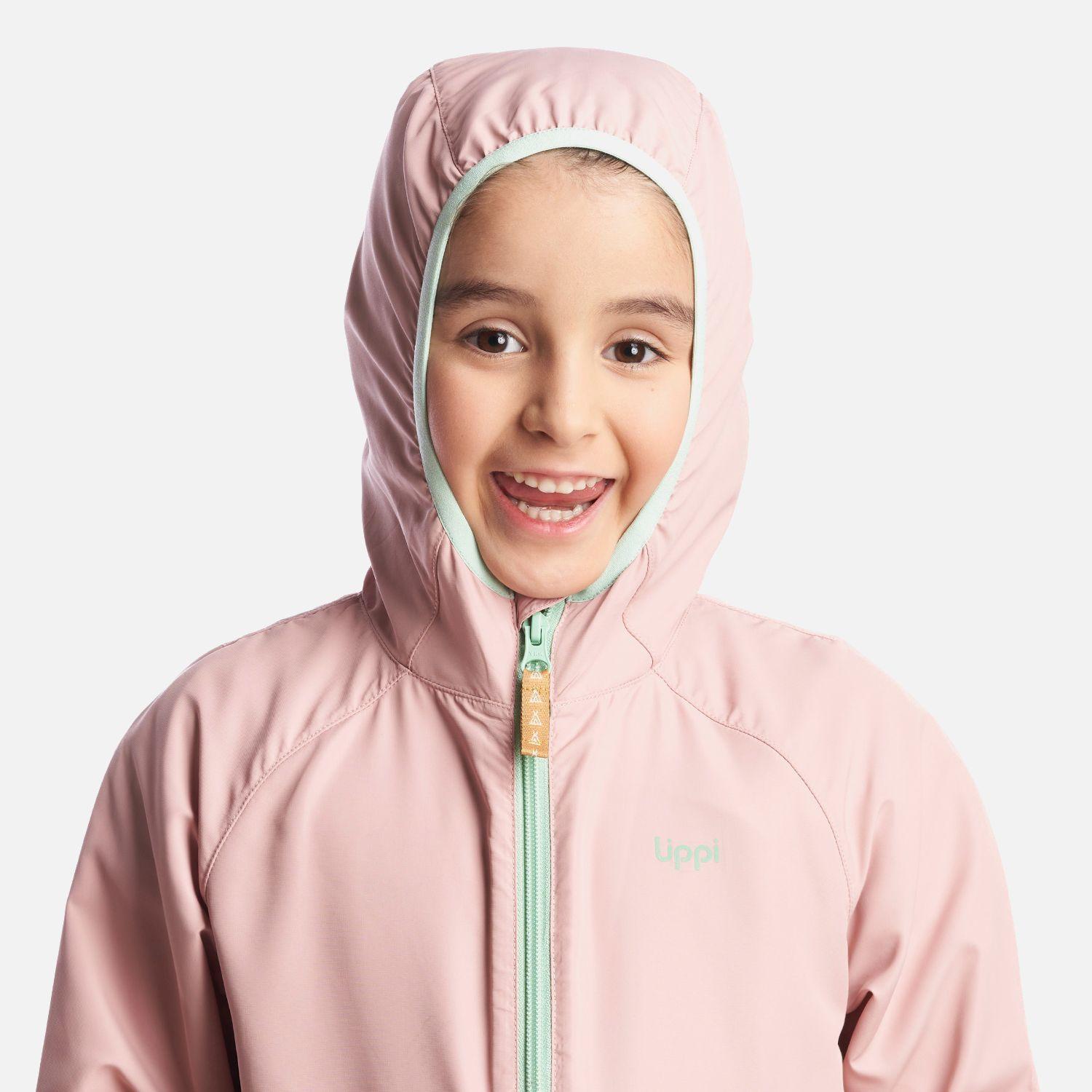 Chaqueta Niña Nightfall Windbreaker Hoody Jacket Rosa Lippi-4
