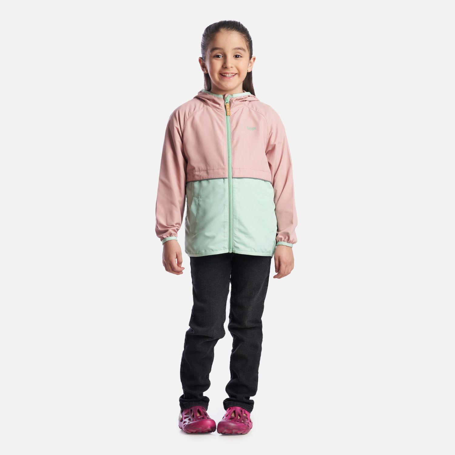 Chaqueta Niña Nightfall Windbreaker Hoody Jacket Rosa Lippi-6