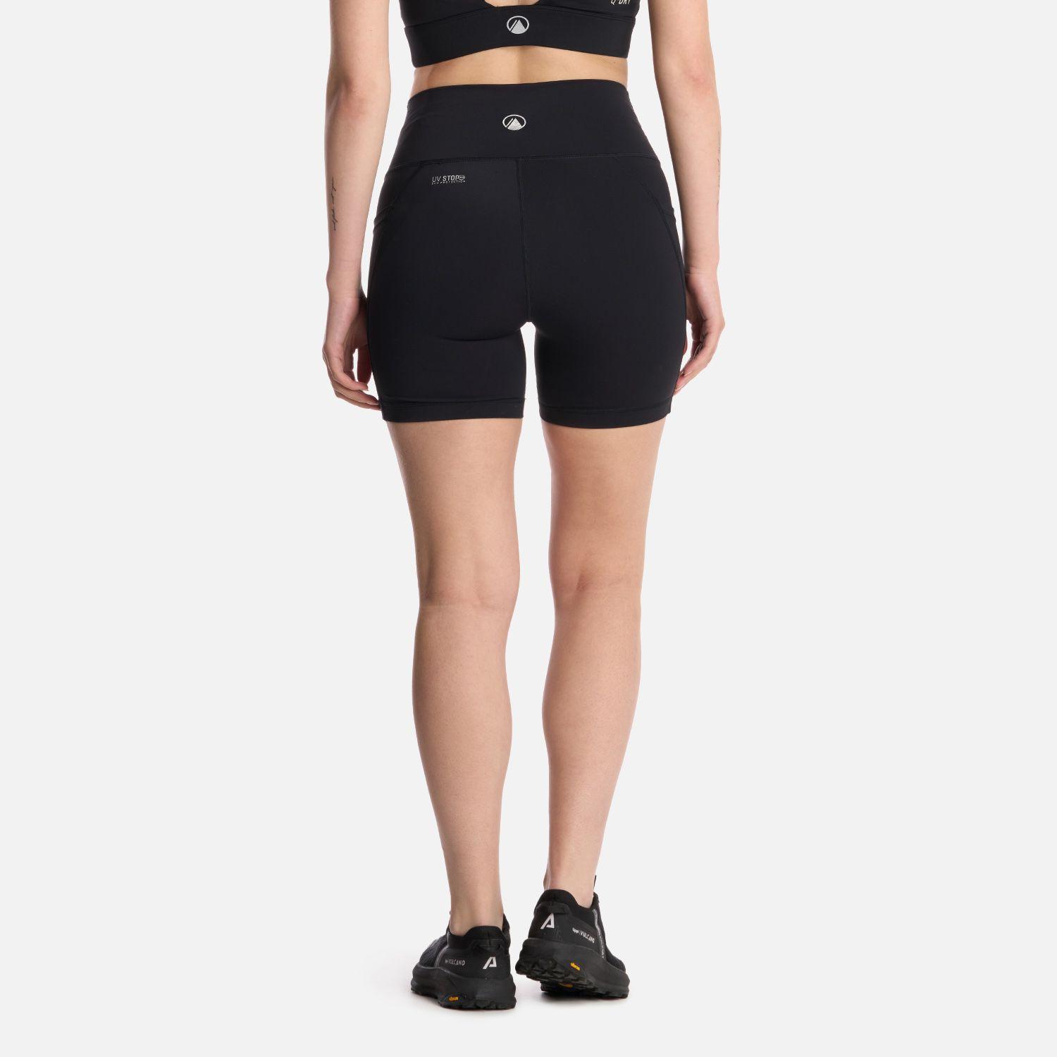 Calza Mujer In-Action Sport Short Leggings Negro Lippi V25-2
