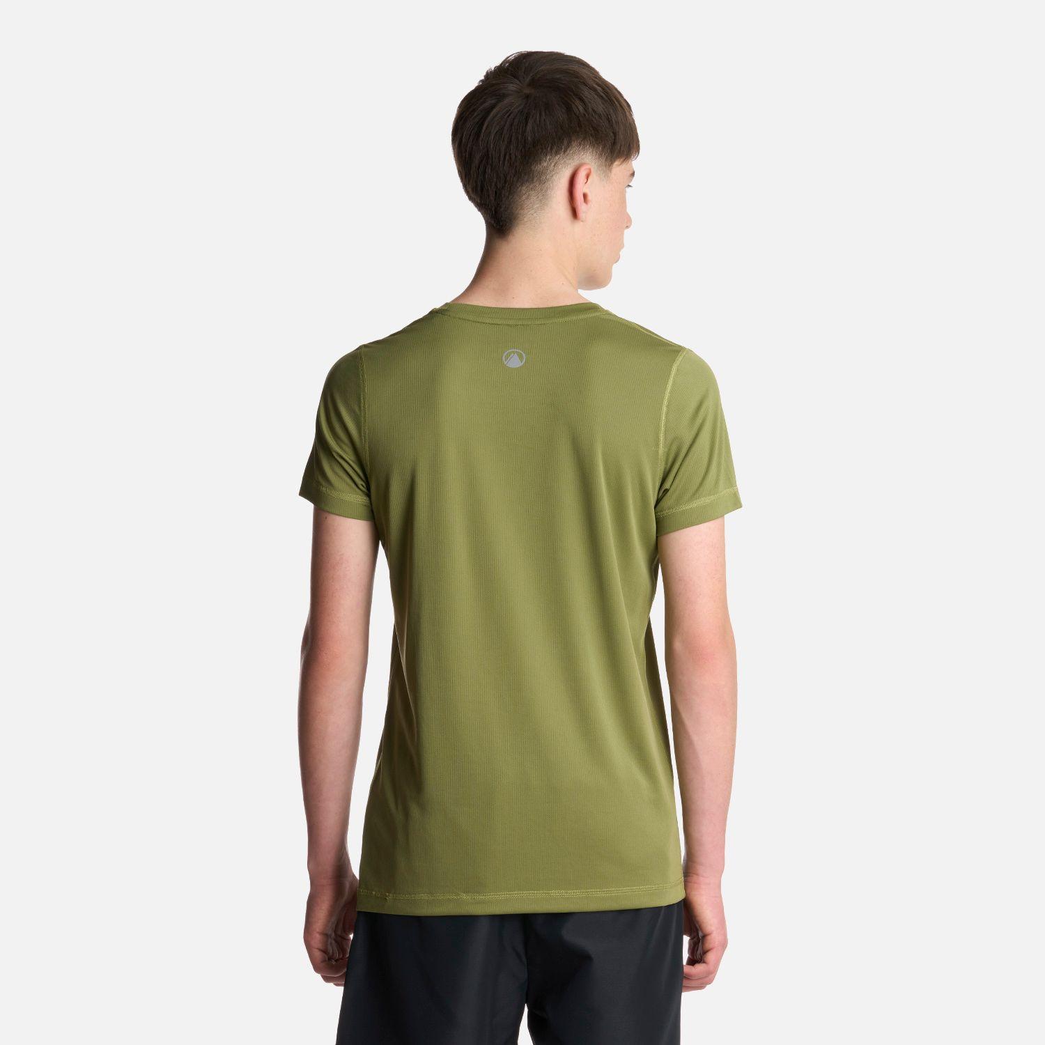 Polera Teen Boy Core Q-Dry T-Shirt Verde Lippi-2