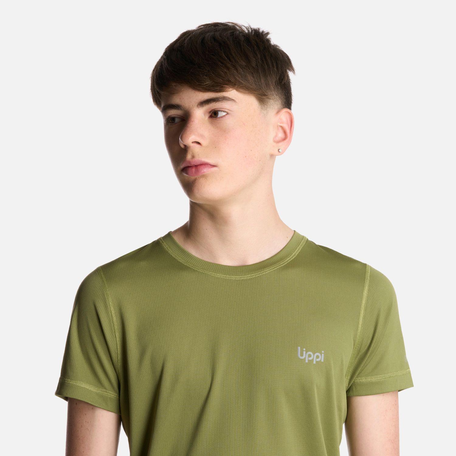 Polera Teen Boy Core Q-Dry T-Shirt Verde Lippi-3