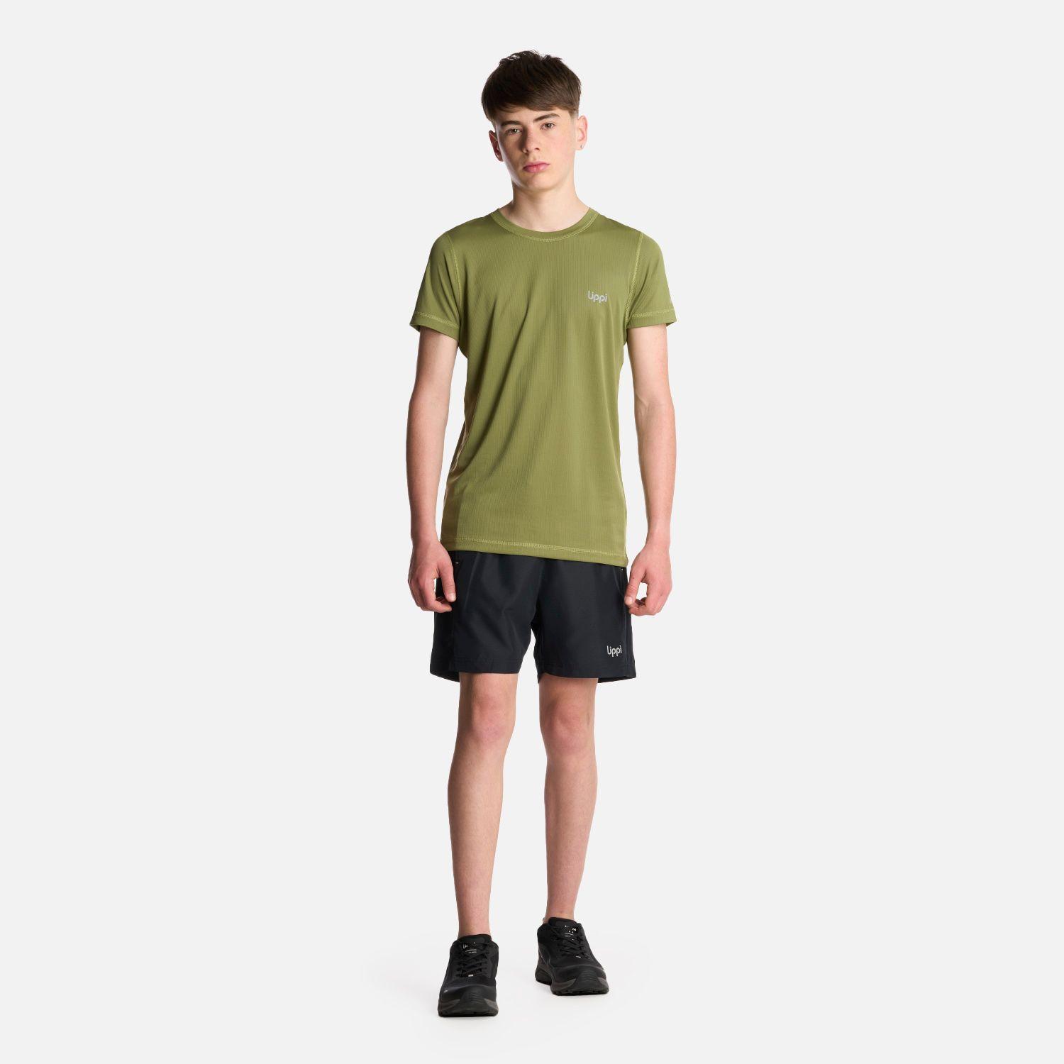Polera Teen Boy Core Q-Dry T-Shirt Verde Lippi-4