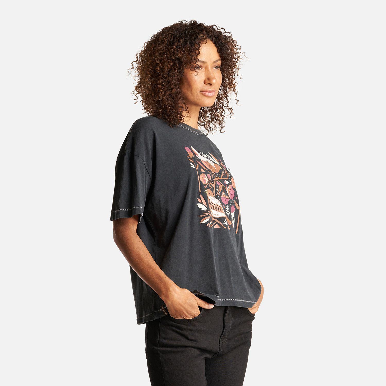Polera Mujer Gorrión Negro Haka Honu-2
