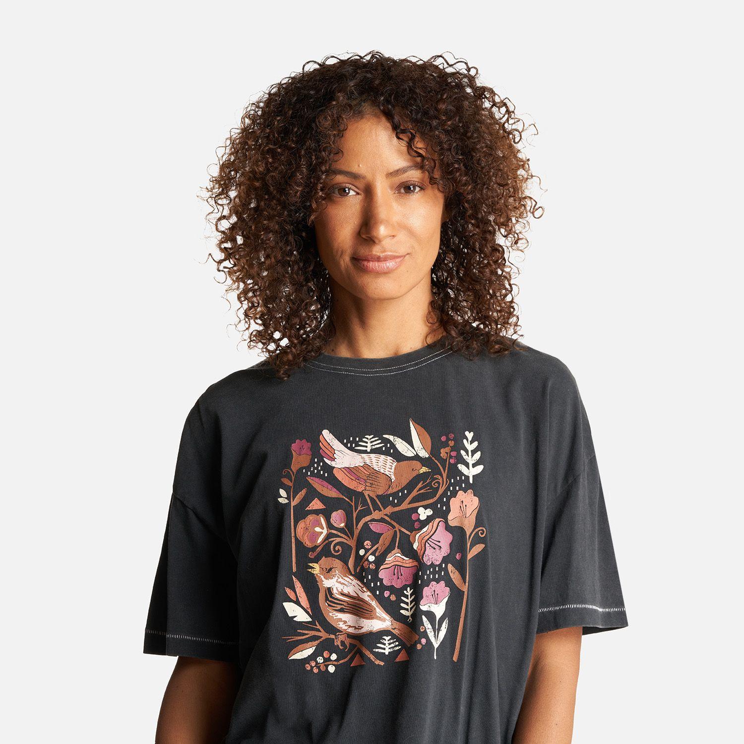 Polera Mujer Gorrión Negro Haka Honu-4