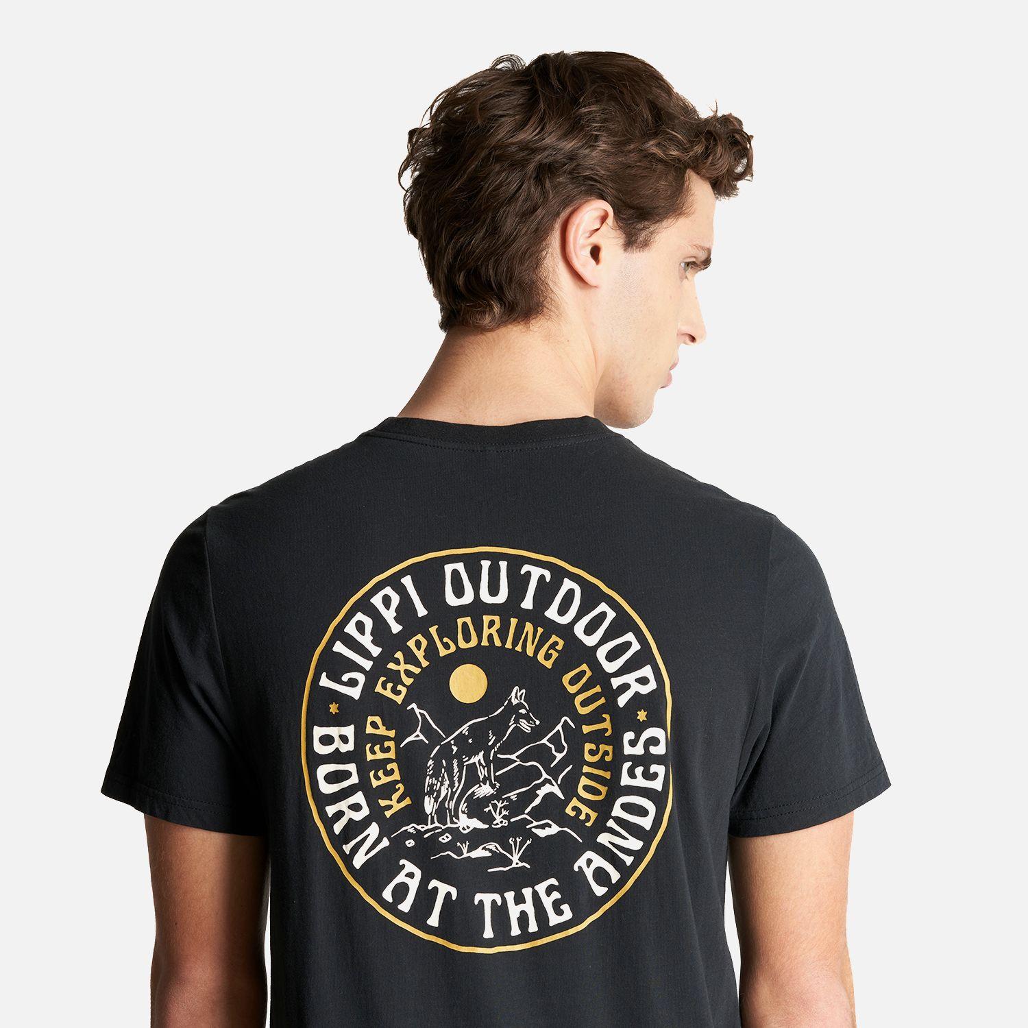 Polera Hombre Keep Exploring T-Shirt negro Lippi-5