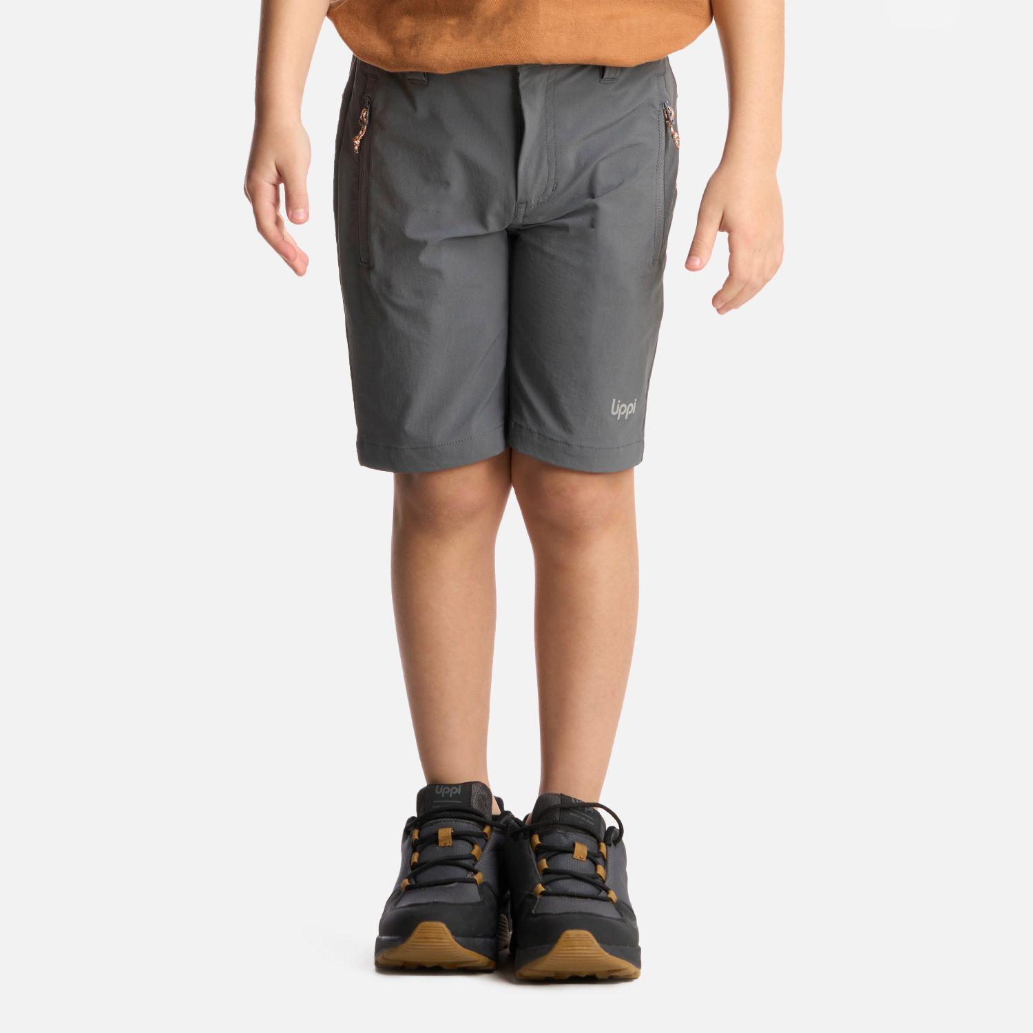 Short Niño Lennox Q-Dry Short Gris Medio Lippi-0