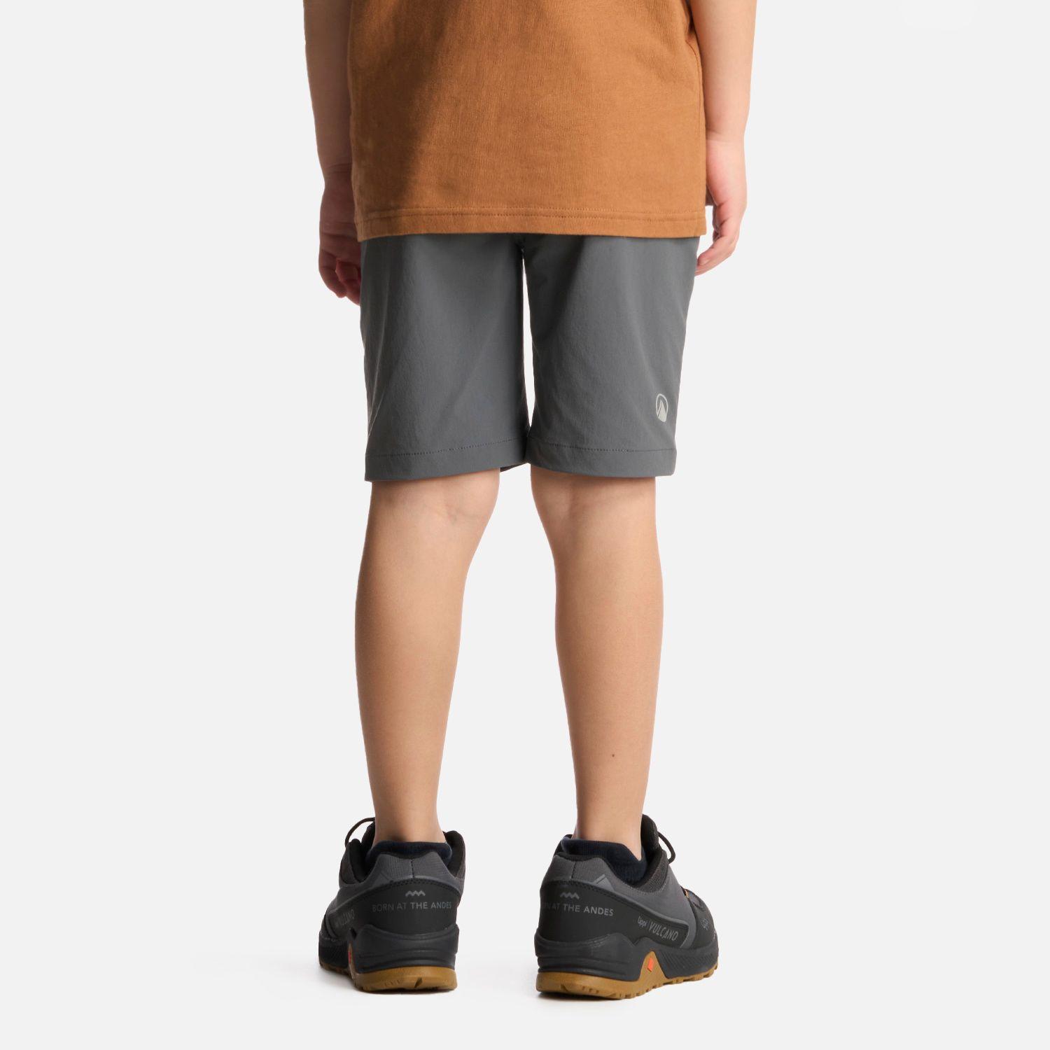 Short Niño Lennox Q-Dry Short Gris Medio Lippi-2