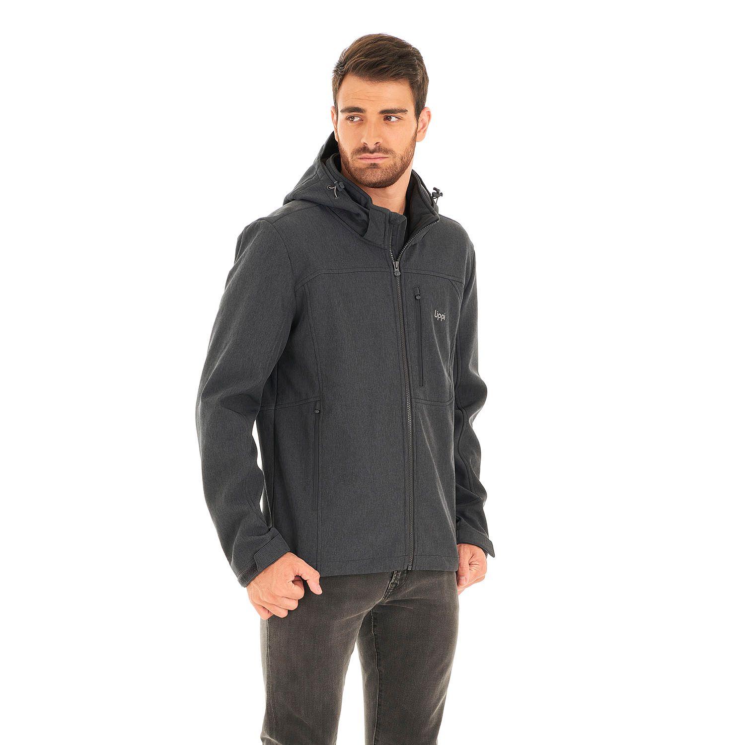 Chaqueta Hombre Macaya Softshell Hoody Jacket Melange Grafito Lippi V21-2