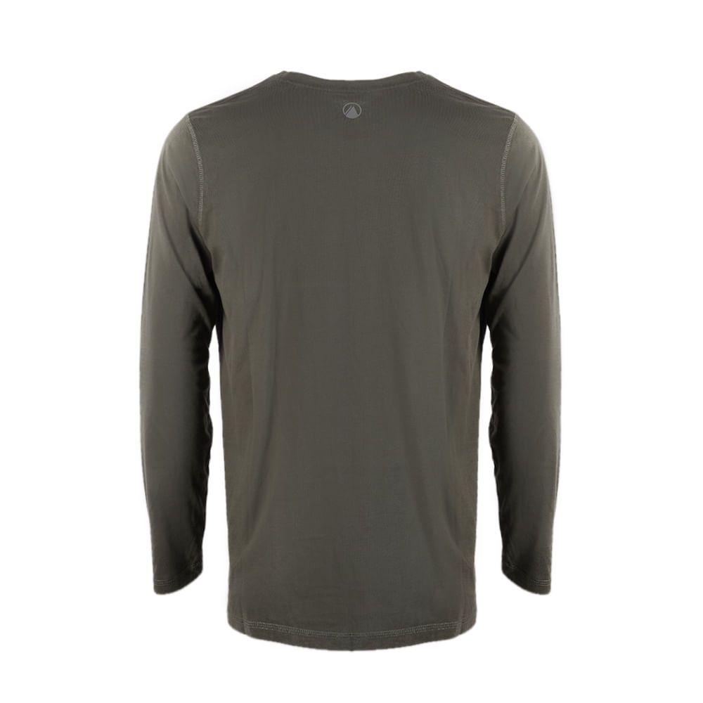 Polera Hombre Insigne Cotton Long Sleeve T-Shirt Verde Oscuro Lippi-1