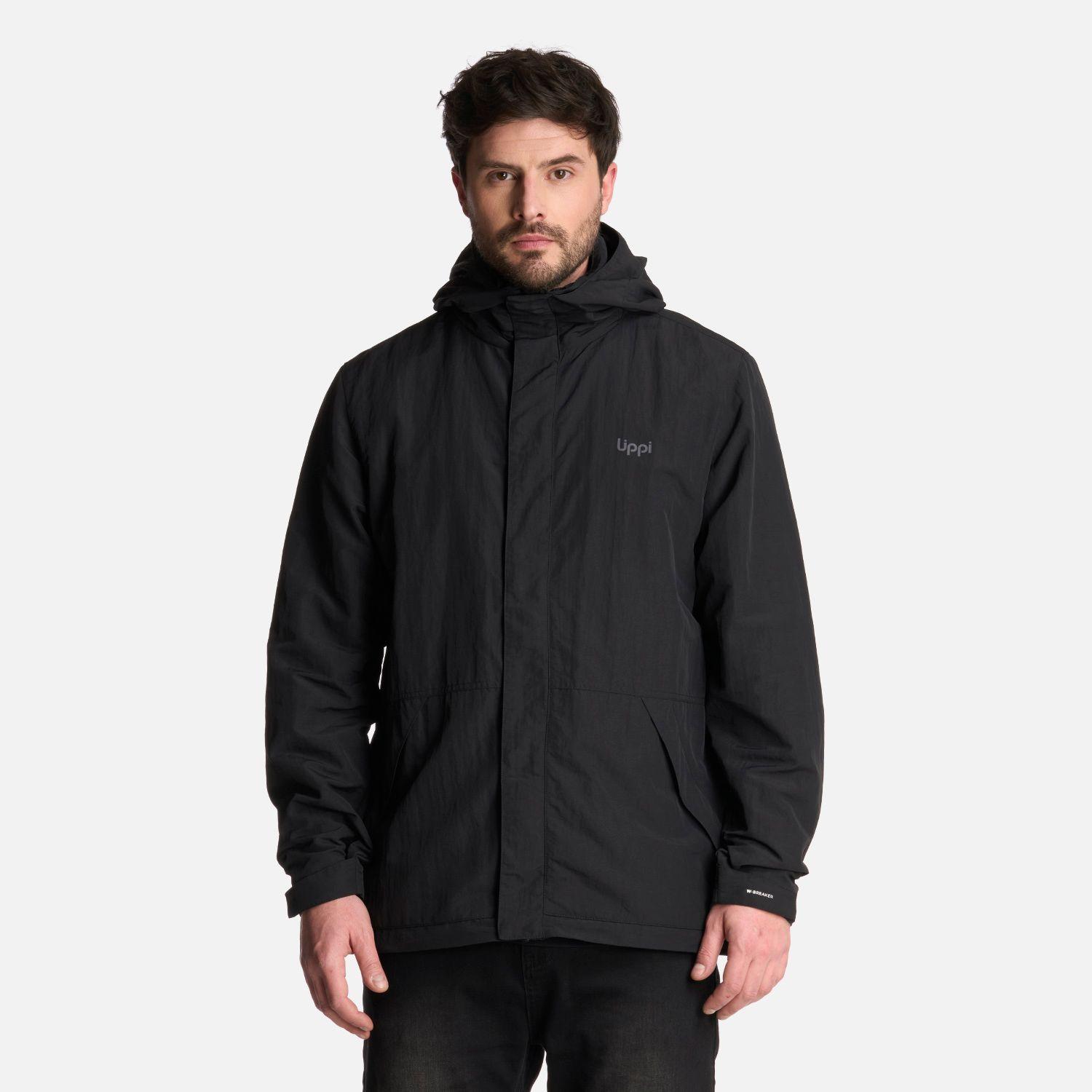 Chaqueta Hombre CityMe WindBreaker Hoody Jacket Negro Lippi-0