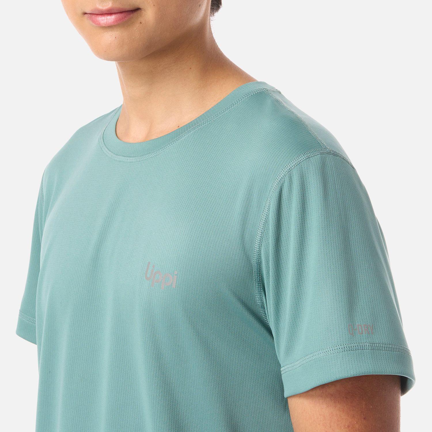 Polera Teen Boy Core Q-Dry T-Shirt Turquesa Lippi V26-3