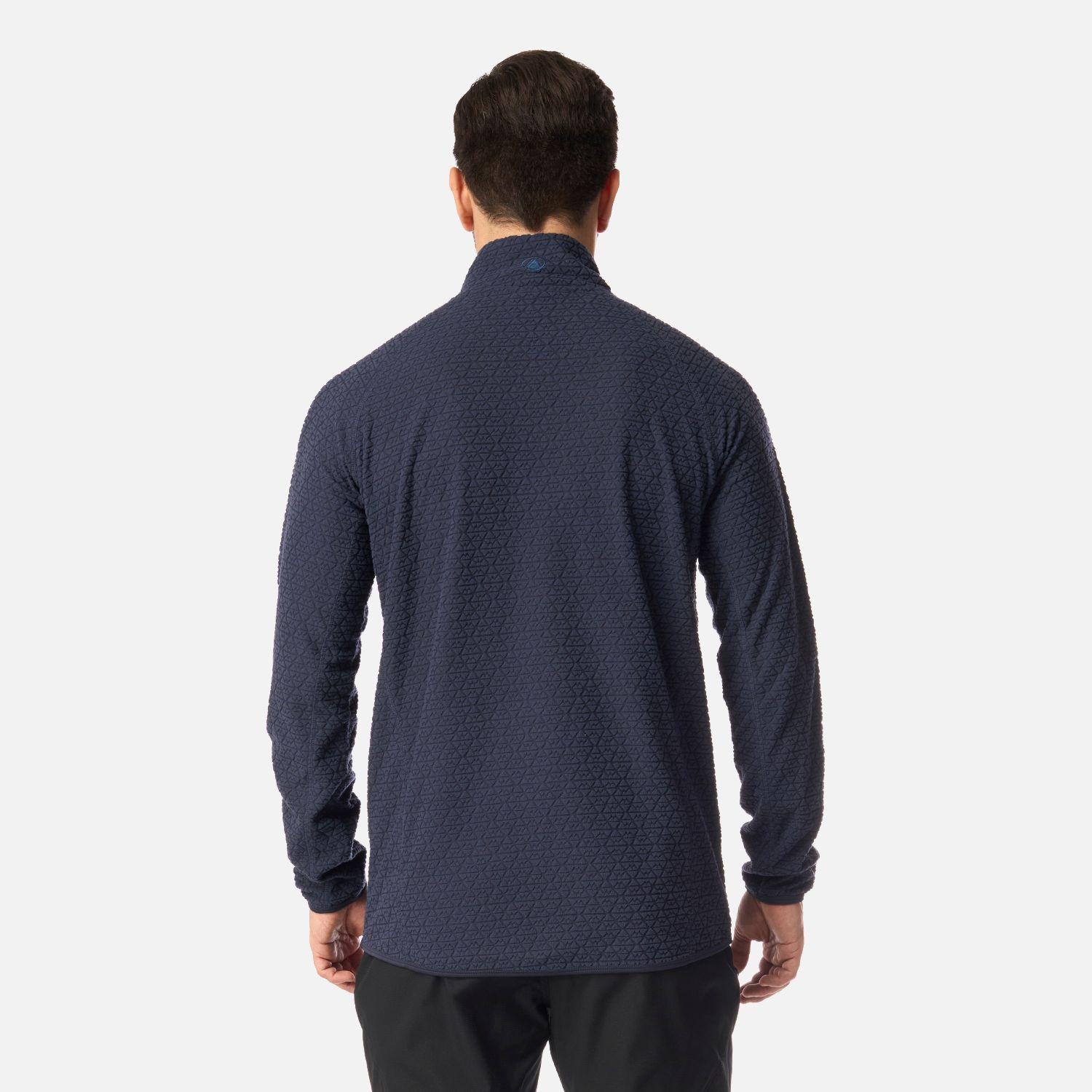 Polerón Hombre Jacaranda Nano-F 1/4 Zip Azul Marino Lippi I26-2