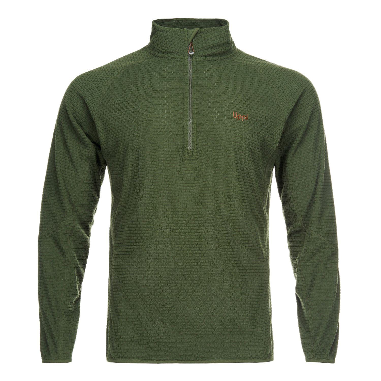 Poleron Hombre Jacaranda Nano-F 14 Zip Verde Militar Lippi-0