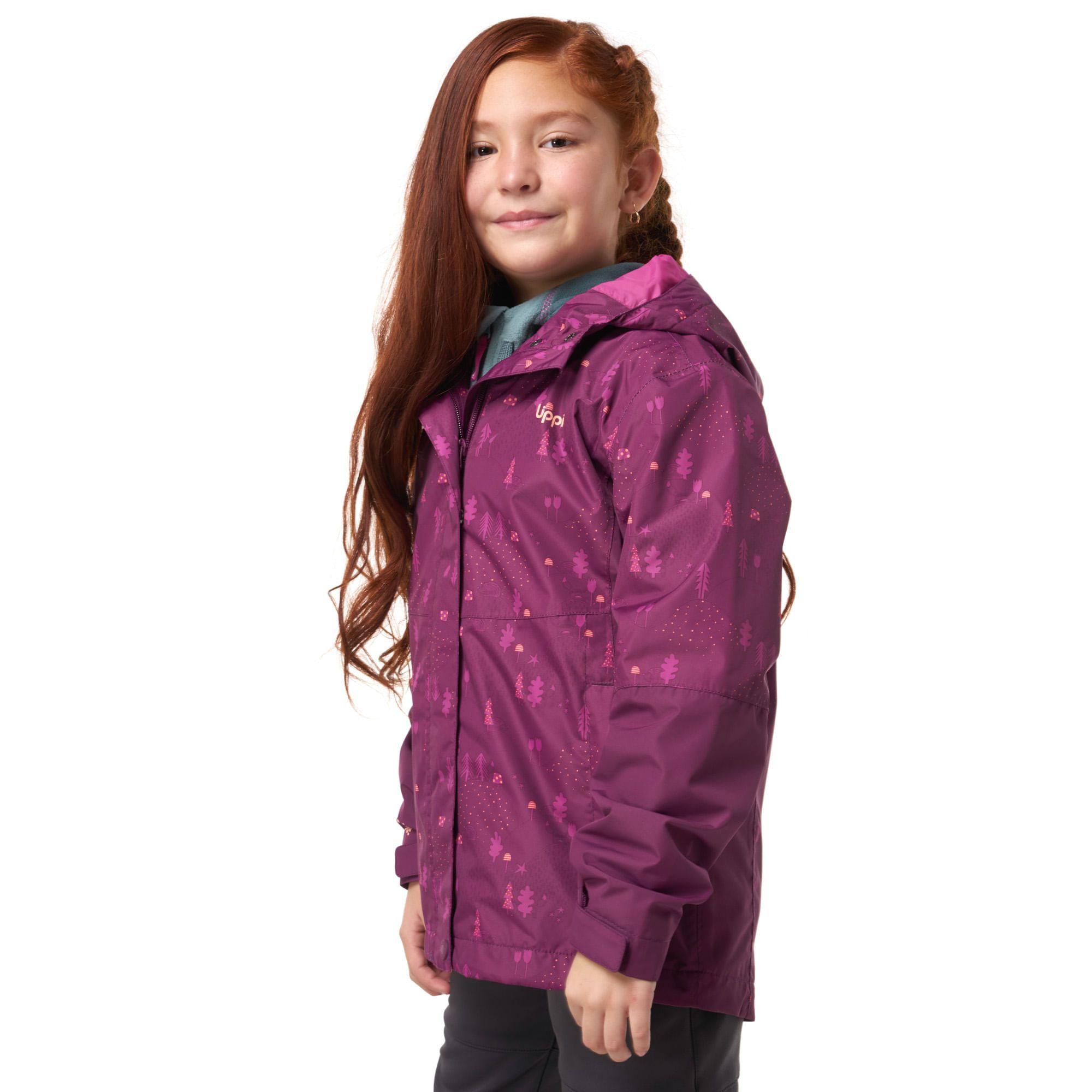 Chaqueta Niña Torreto B-Dry Hoody Jacket Print Coral Lippi-3