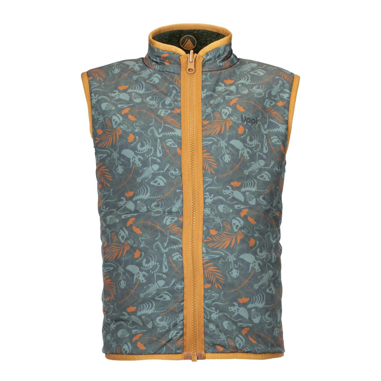Chaqueta Niño Sherwood Shaggy Vest Verde Militar Lippi-1