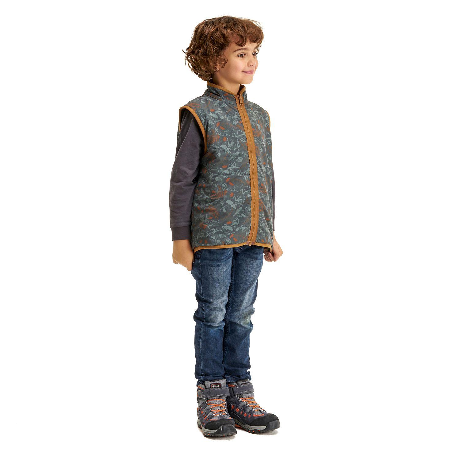 Chaqueta Niño Sherwood Shaggy Vest Verde Militar Lippi-8
