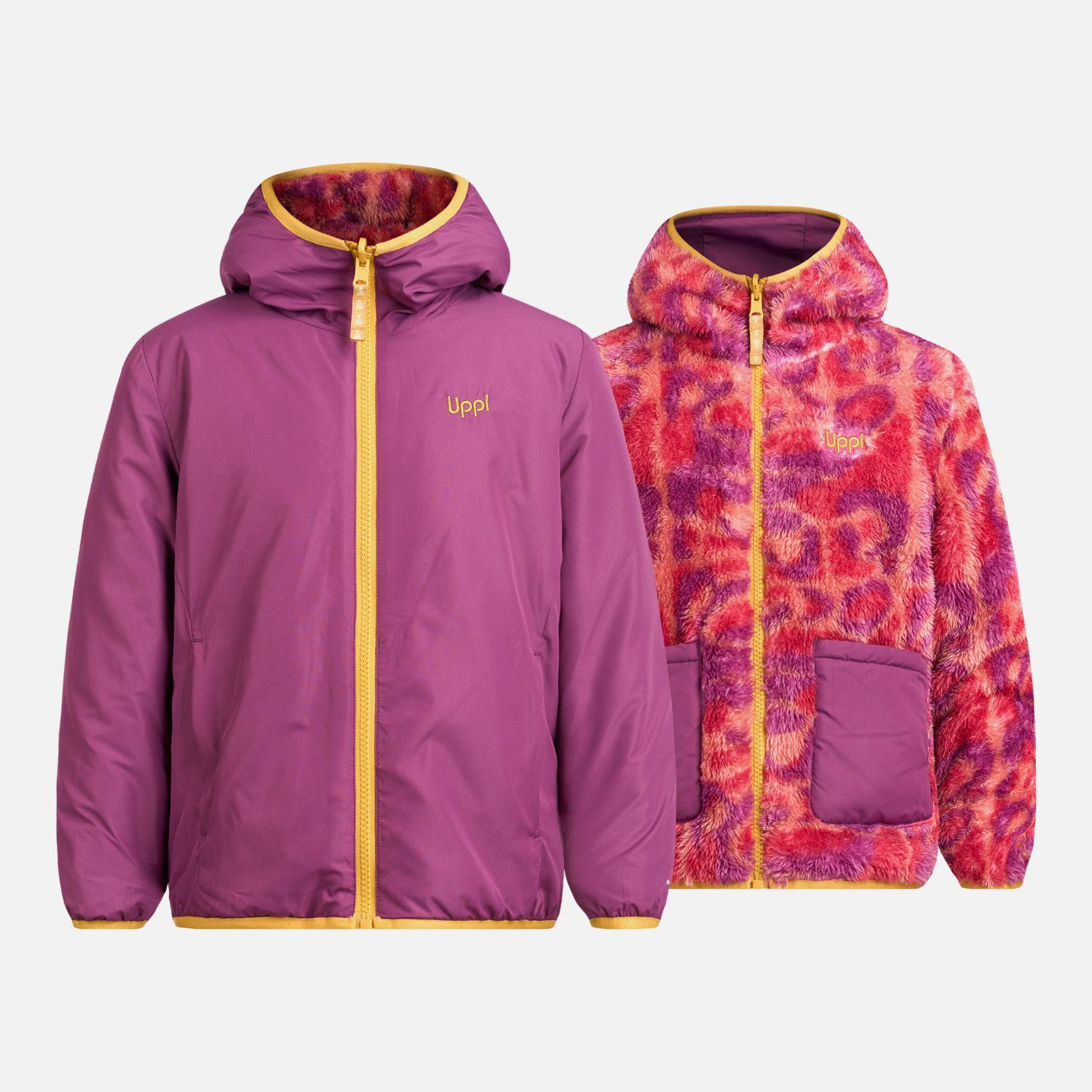 Chaqueta Niña Two-Faces Hoody Jacket Print Rosa Lippi-0