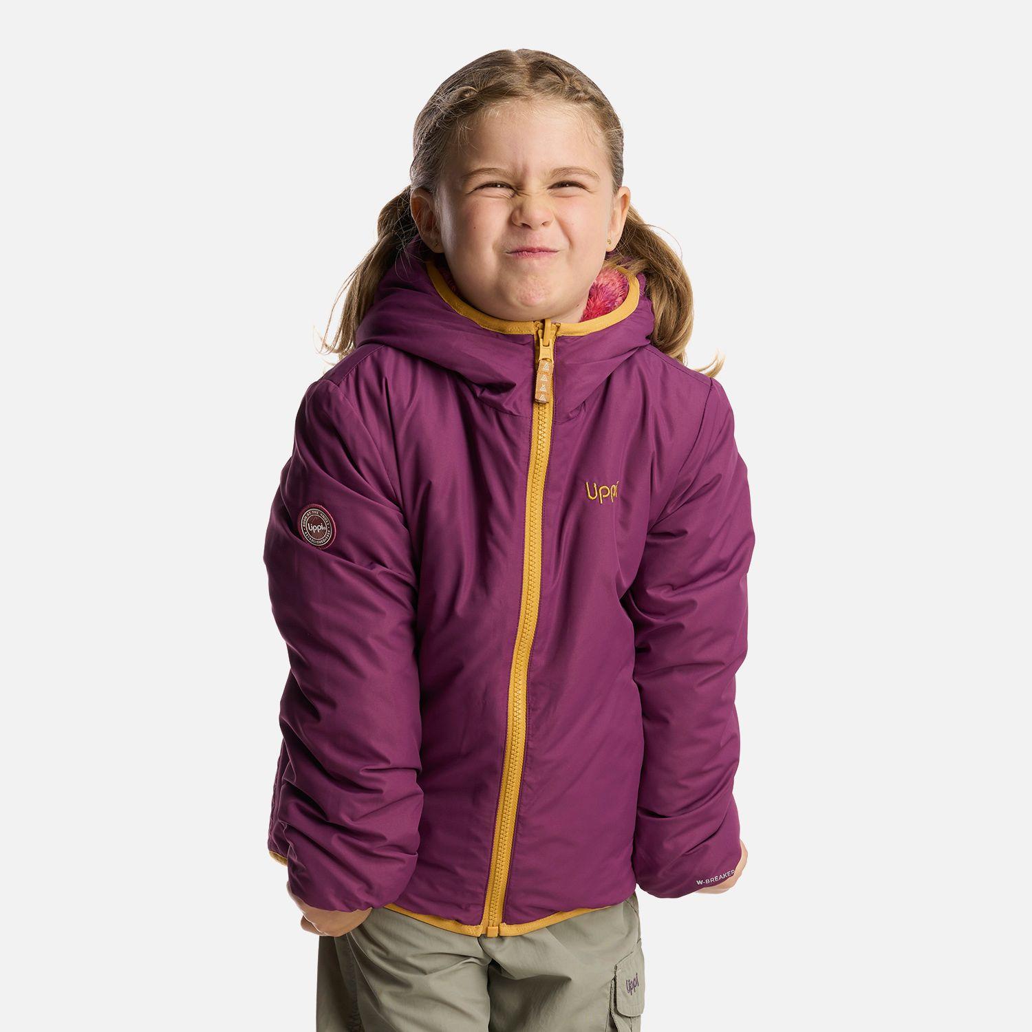 Chaqueta Niña Two-Faces Hoody Jacket Print Rosa Lippi-1