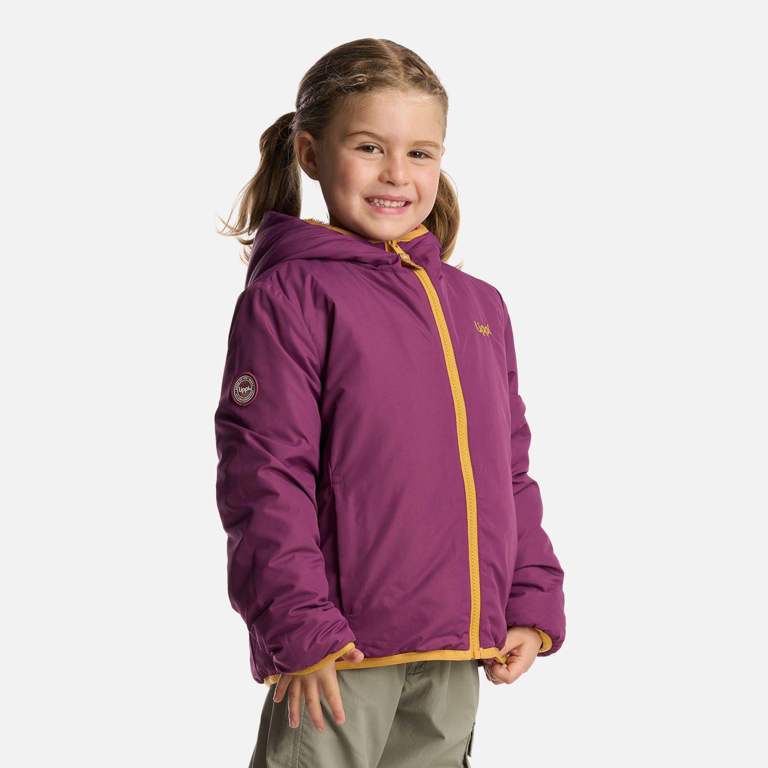 Chaqueta Niña Two-Faces Hoody Jacket Print Rosa Lippi-2