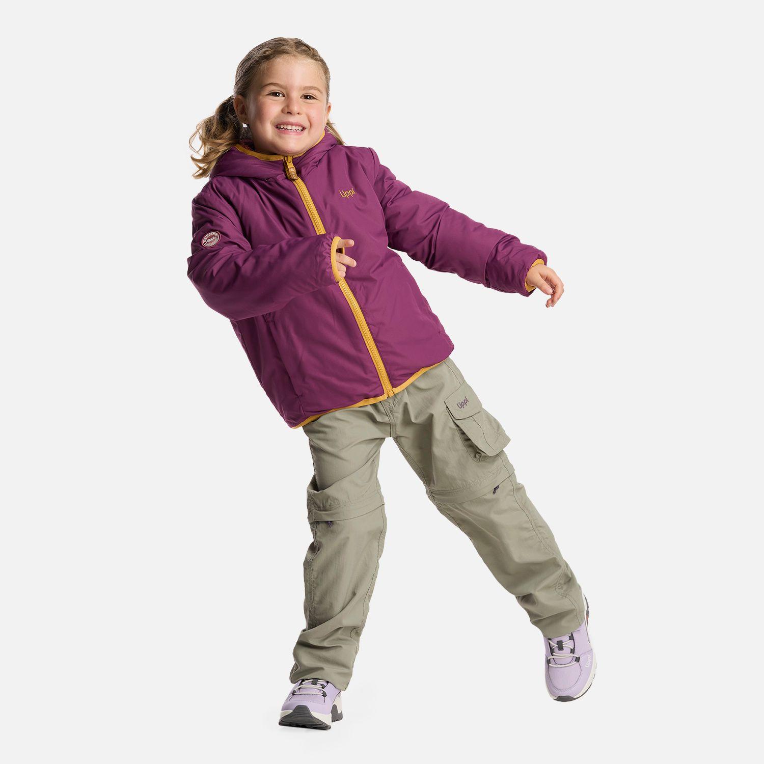Chaqueta Niña Two-Faces Hoody Jacket Print Rosa Lippi-7