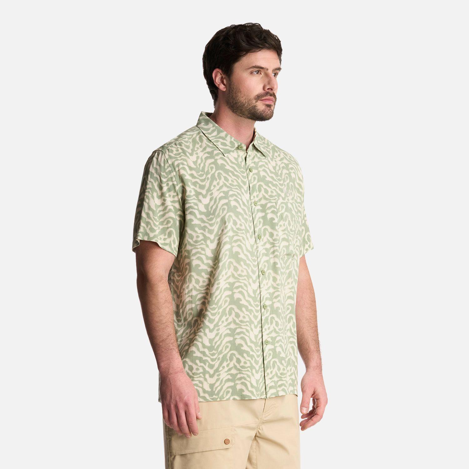 Camisa Hombre SeaSide Short Sleeve Shirt Print Jade Lippi-1