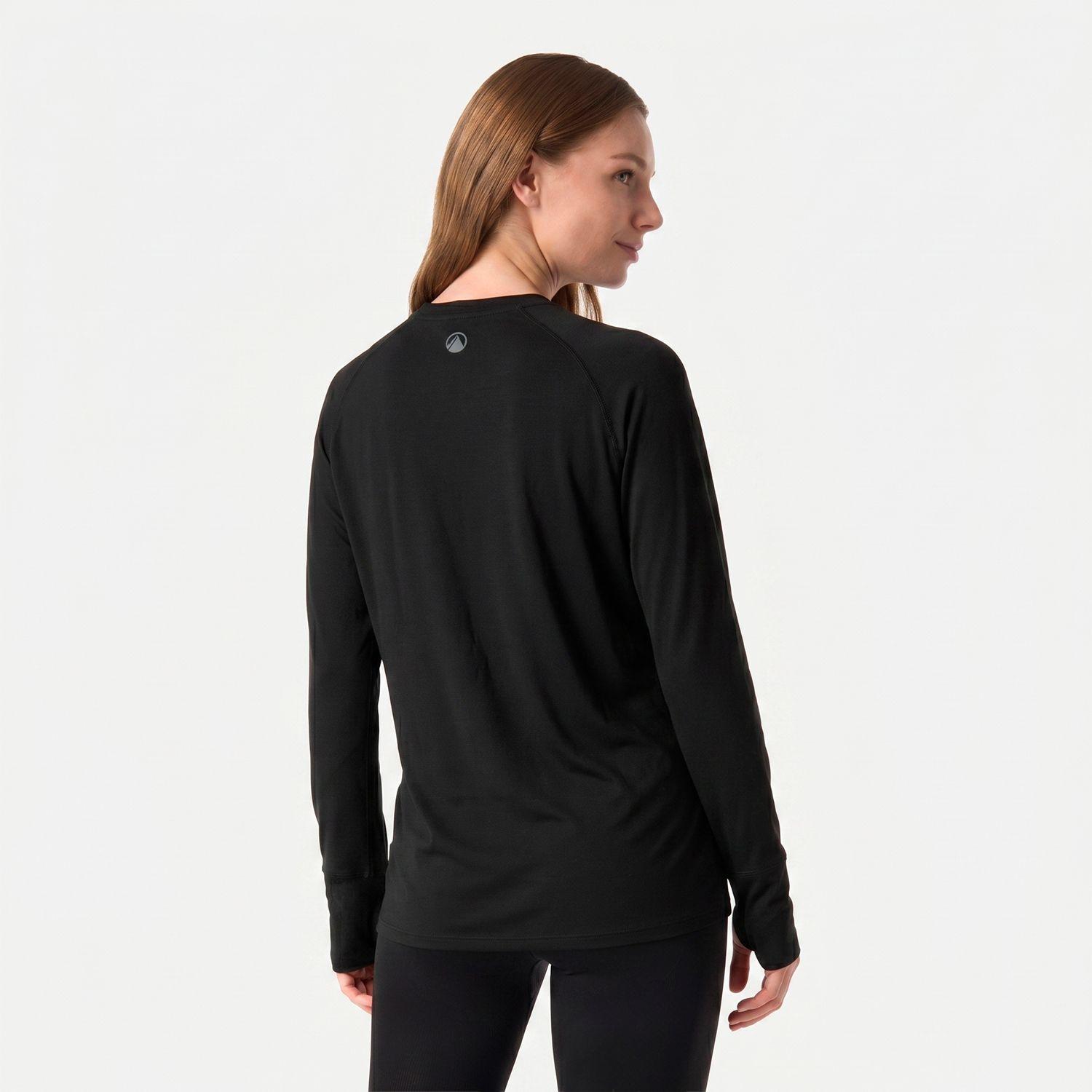 Primera Capa Mujer Skintec Warm Top Negro Lippi I26-2