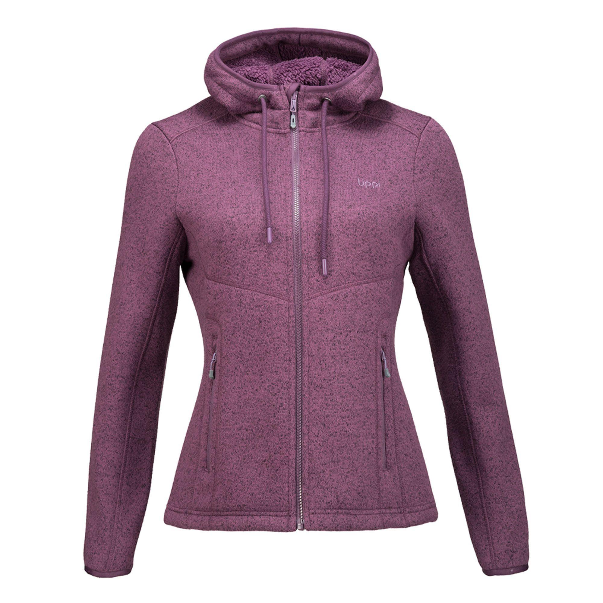 Chaqueta Mujer Sense Blend-Pro Hoody Jacket Melange Uva Lippi-0