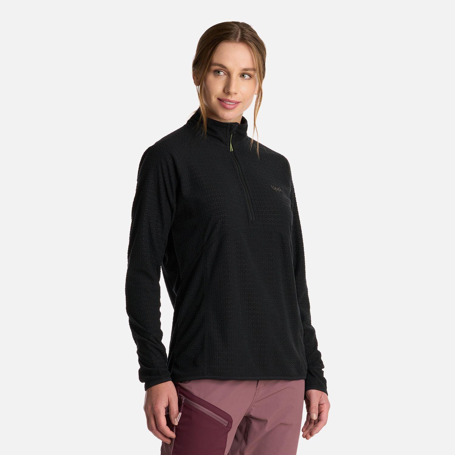 Polerón Mujer Jacaranda Nano-F 14 Zip Negro Lippi I25-1
