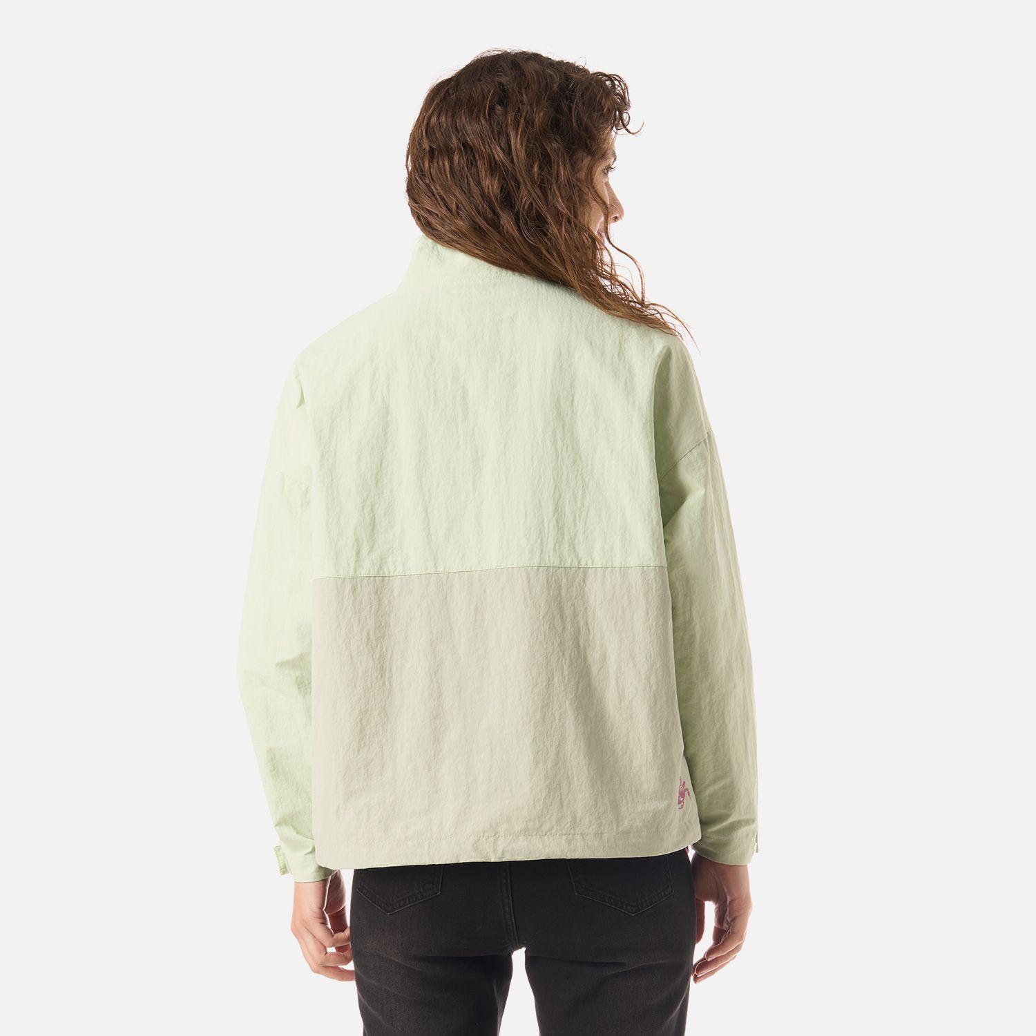 Chaqueta Mujer Hija Del Viento 14 Zip Menta Haka Honu V26-2