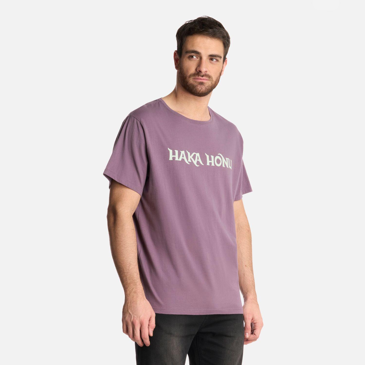 Polera Hombre Logo Morado Claro Haka Honu-1