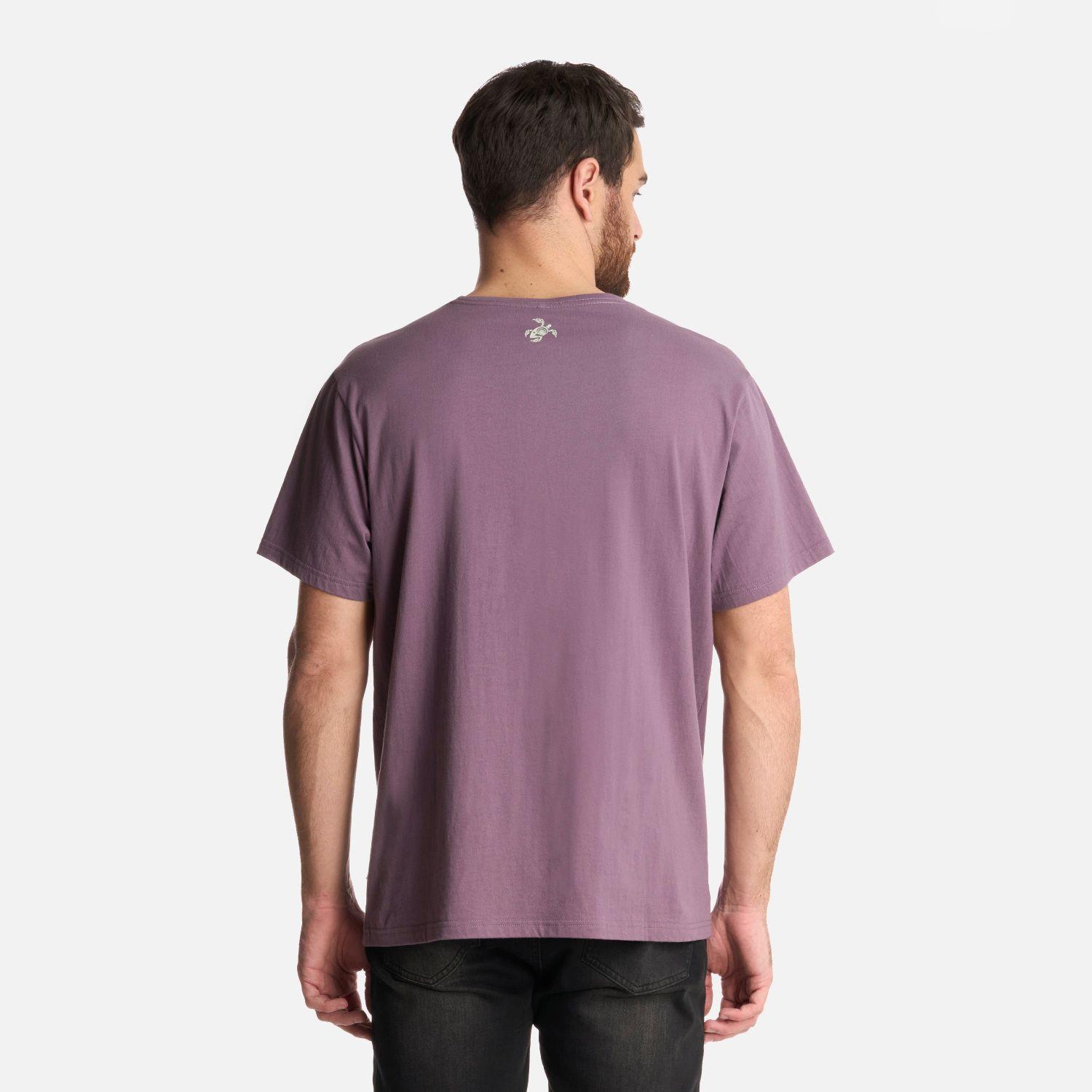Polera Hombre Logo Morado Claro Haka Honu-2