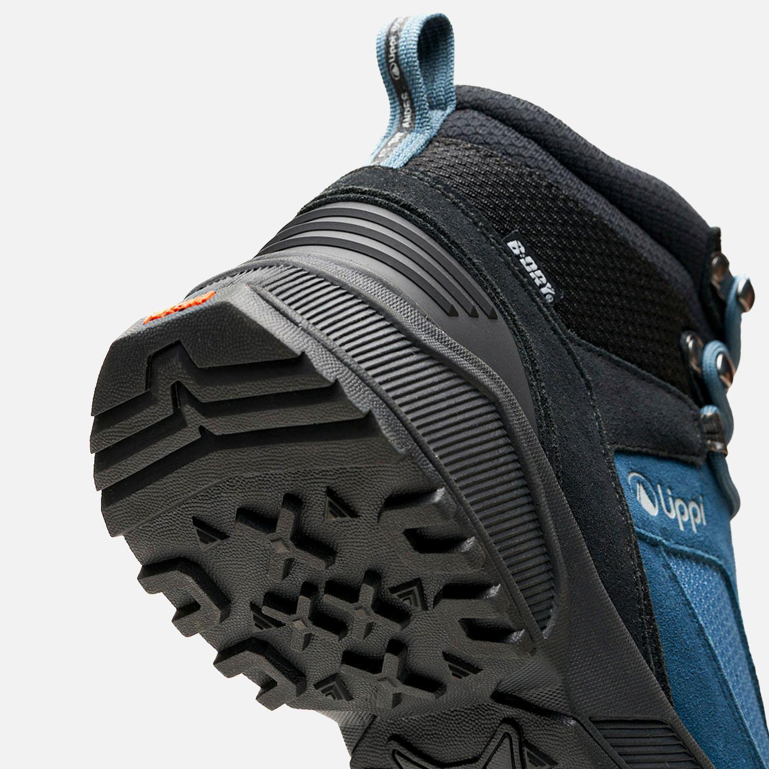 Botín Mujer Hill Hiker Azul Piedra Negra Lippi-6