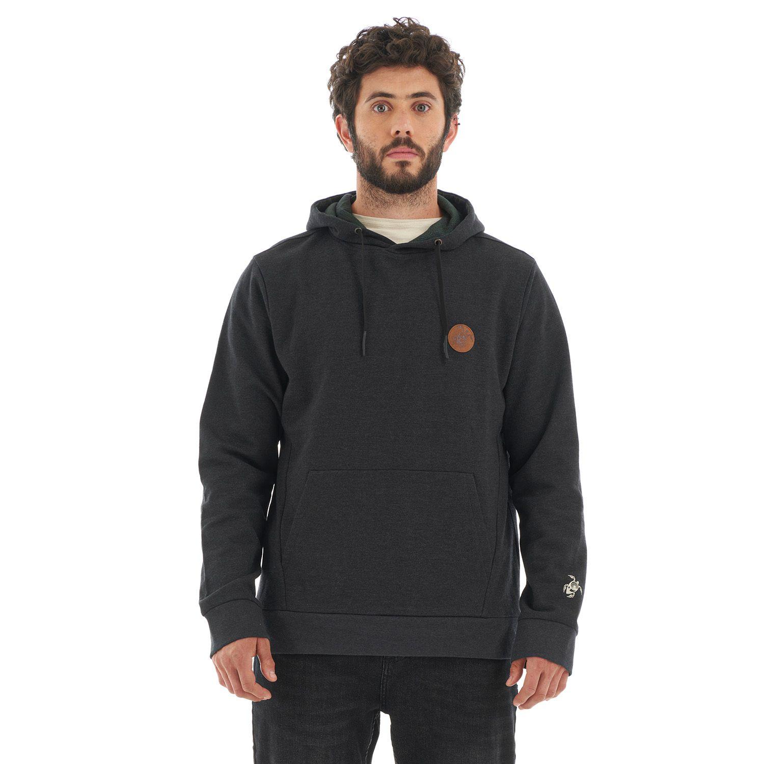 Poleron Hombre Canguro Negro Haka Honu V22-1