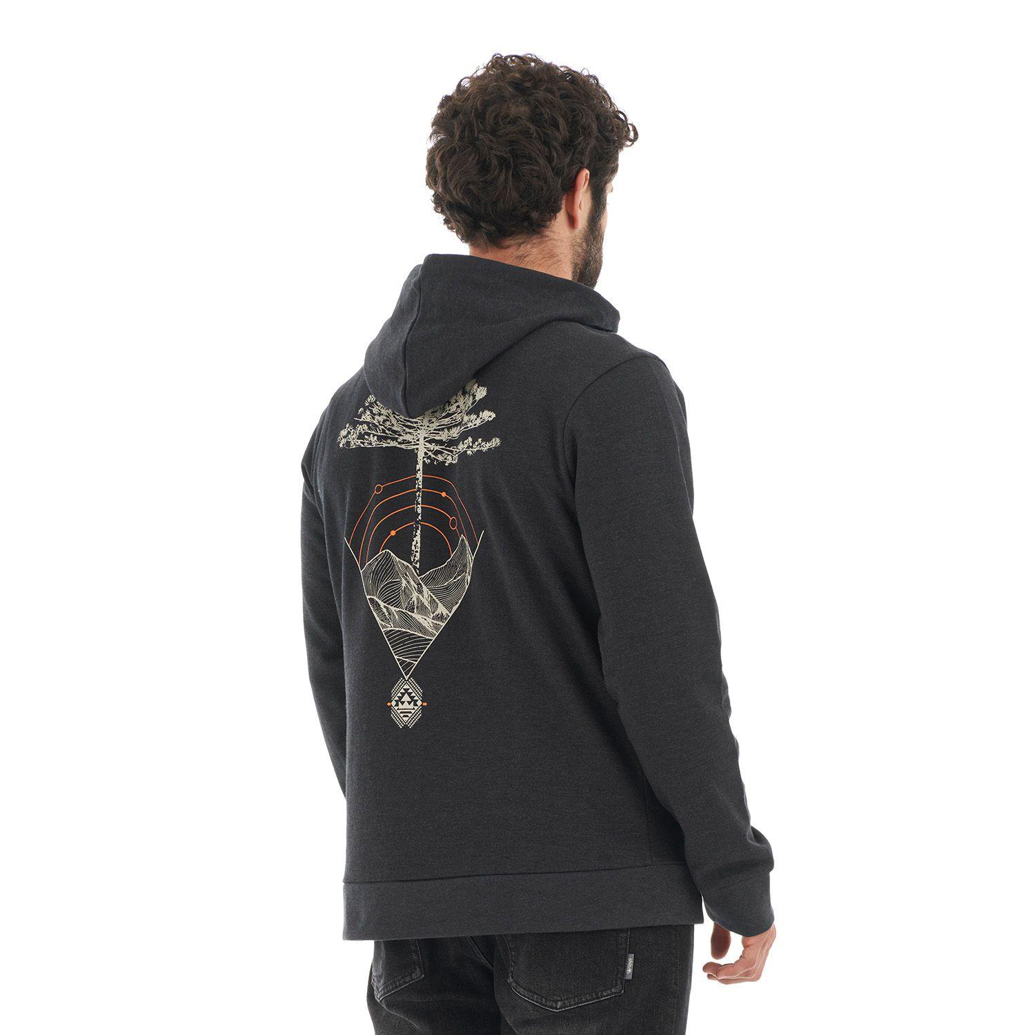 Poleron Hombre Canguro Negro Haka Honu V22-4