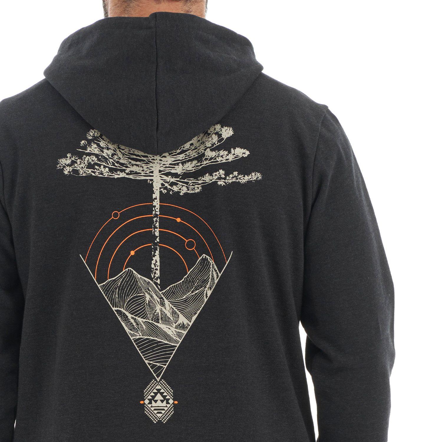 Poleron Hombre Canguro Negro Haka Honu V22-6