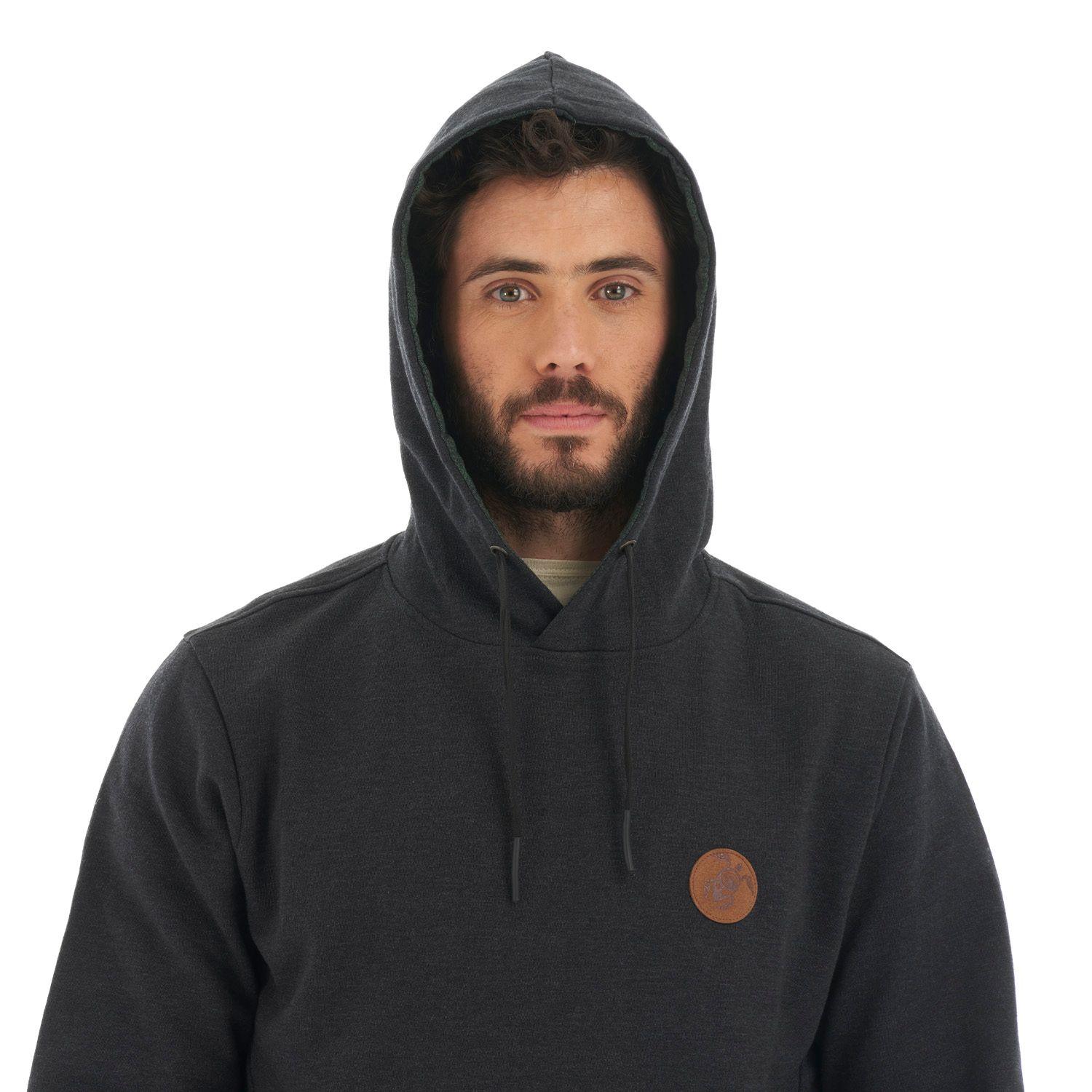 Poleron Hombre Canguro Negro Haka Honu V22-7