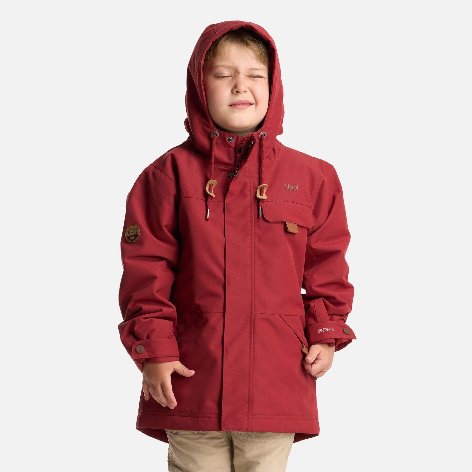 Chaqueta Niño Rainy B-Dry Hoody Jacket Burdeo Lippi-1