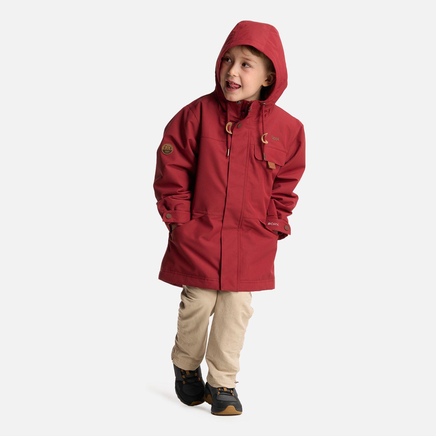 Chaqueta Niño Rainy B-Dry Hoody Jacket Burdeo Lippi-5