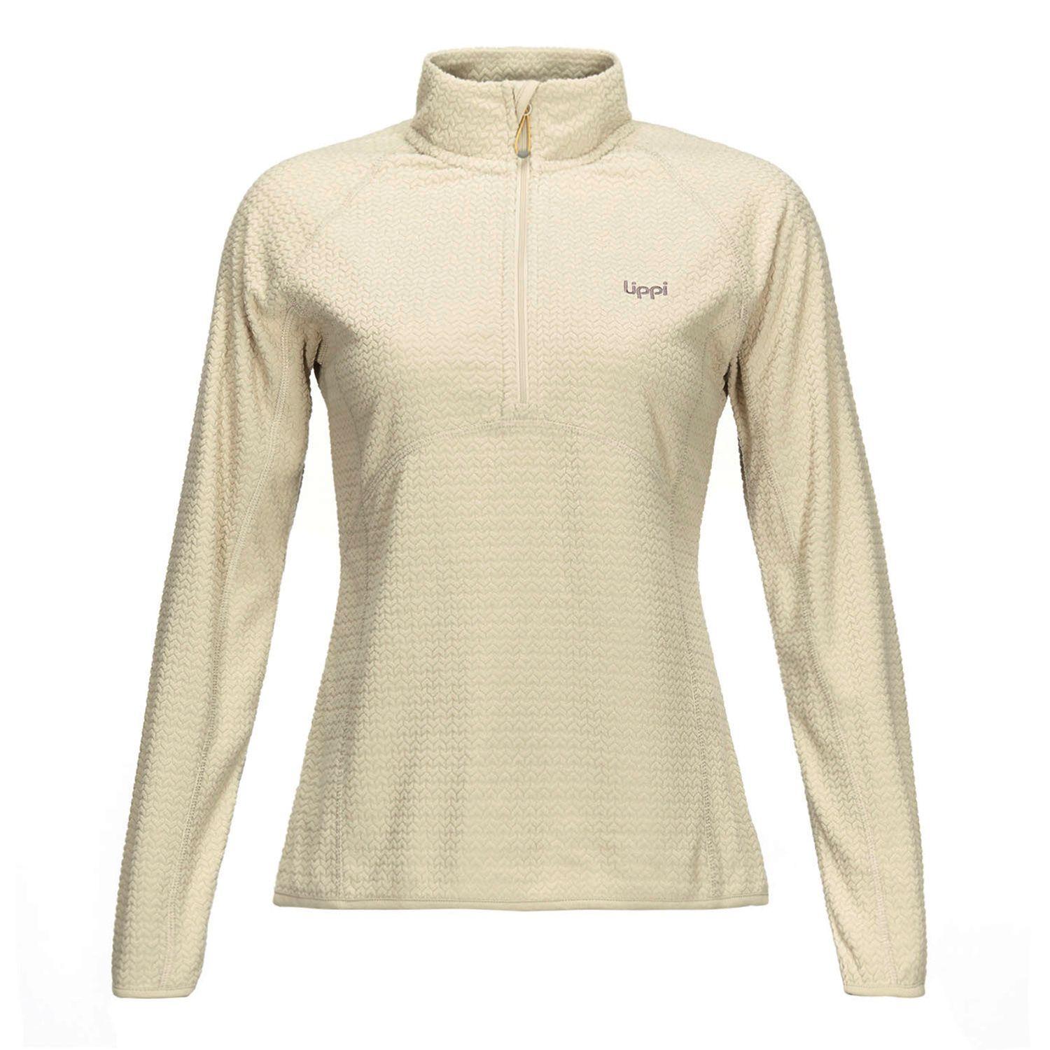 Poleron Mujer Jacaranda Nano-F 14 Zip Crudo Lippi V23-0