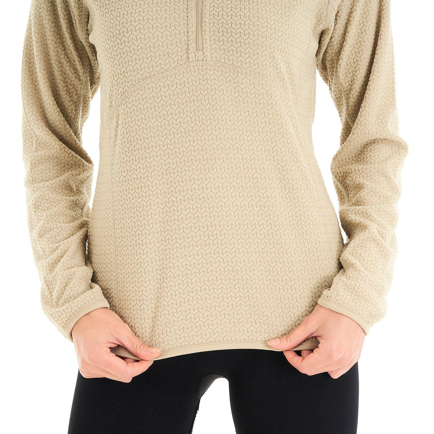 Poleron Mujer Jacaranda Nano-F 14 Zip Crudo Lippi V23-7