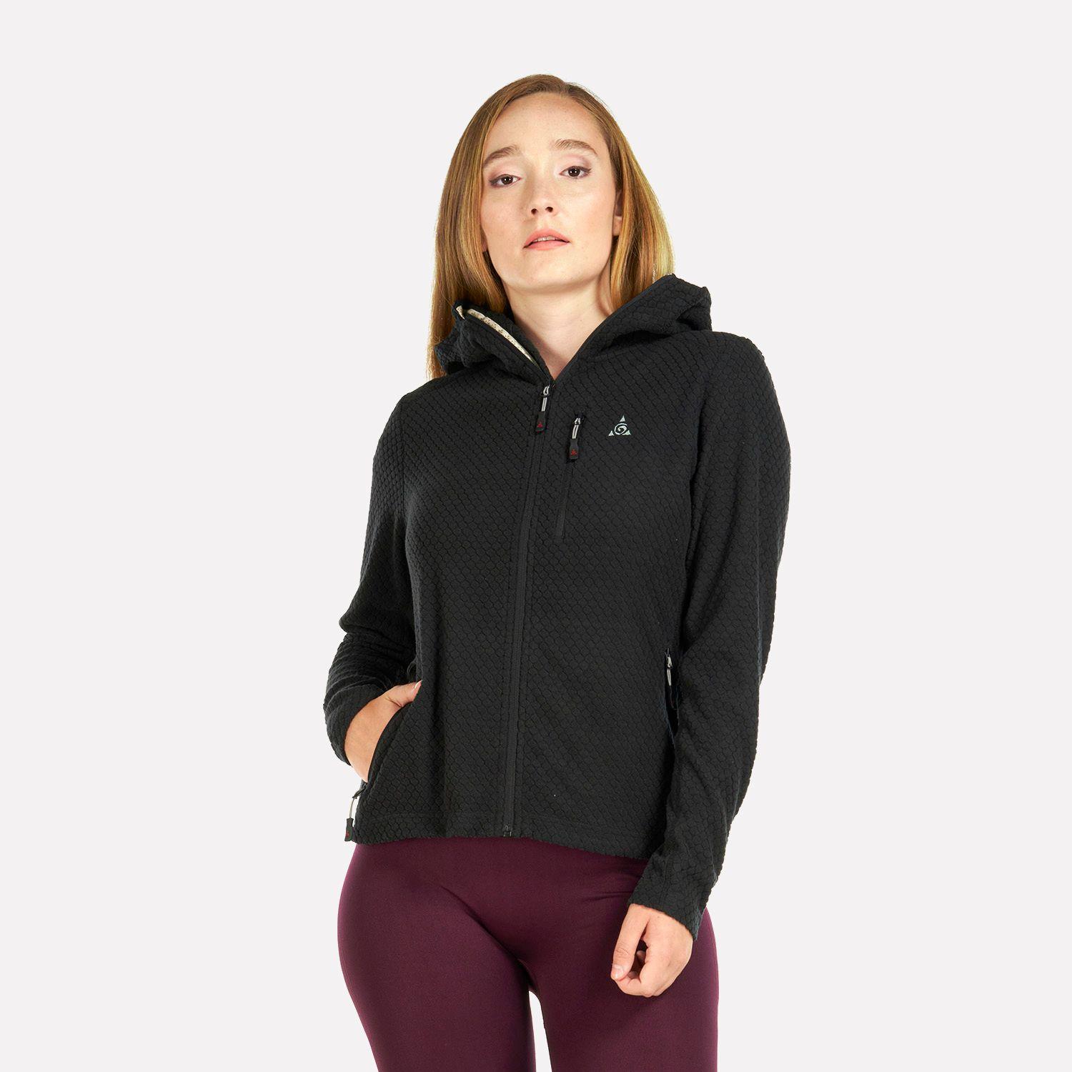 Poleron Mujer Secoya Hoody Negro Geography-1